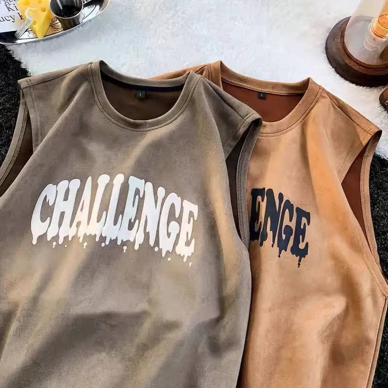 Vintage summer American summer sleeveless t-shirt Size US L / EU 52-54 / 3 - 3 Thumbnail