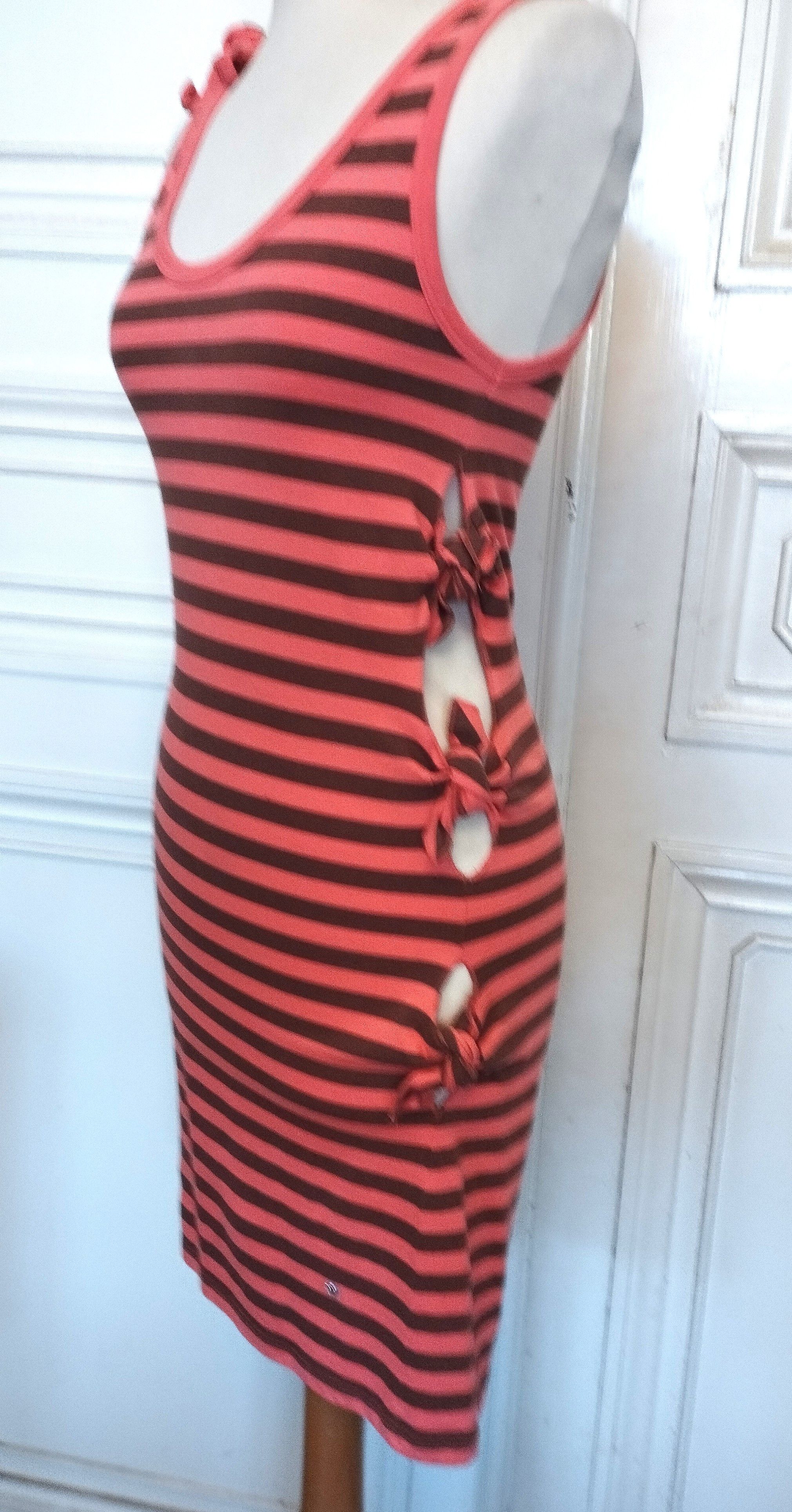 Sonia Rykiel Sonia Rykiel Robe Ouvertures Noeuds T S/M Size S / US 4 / IT 40 - 1 Thumbnail