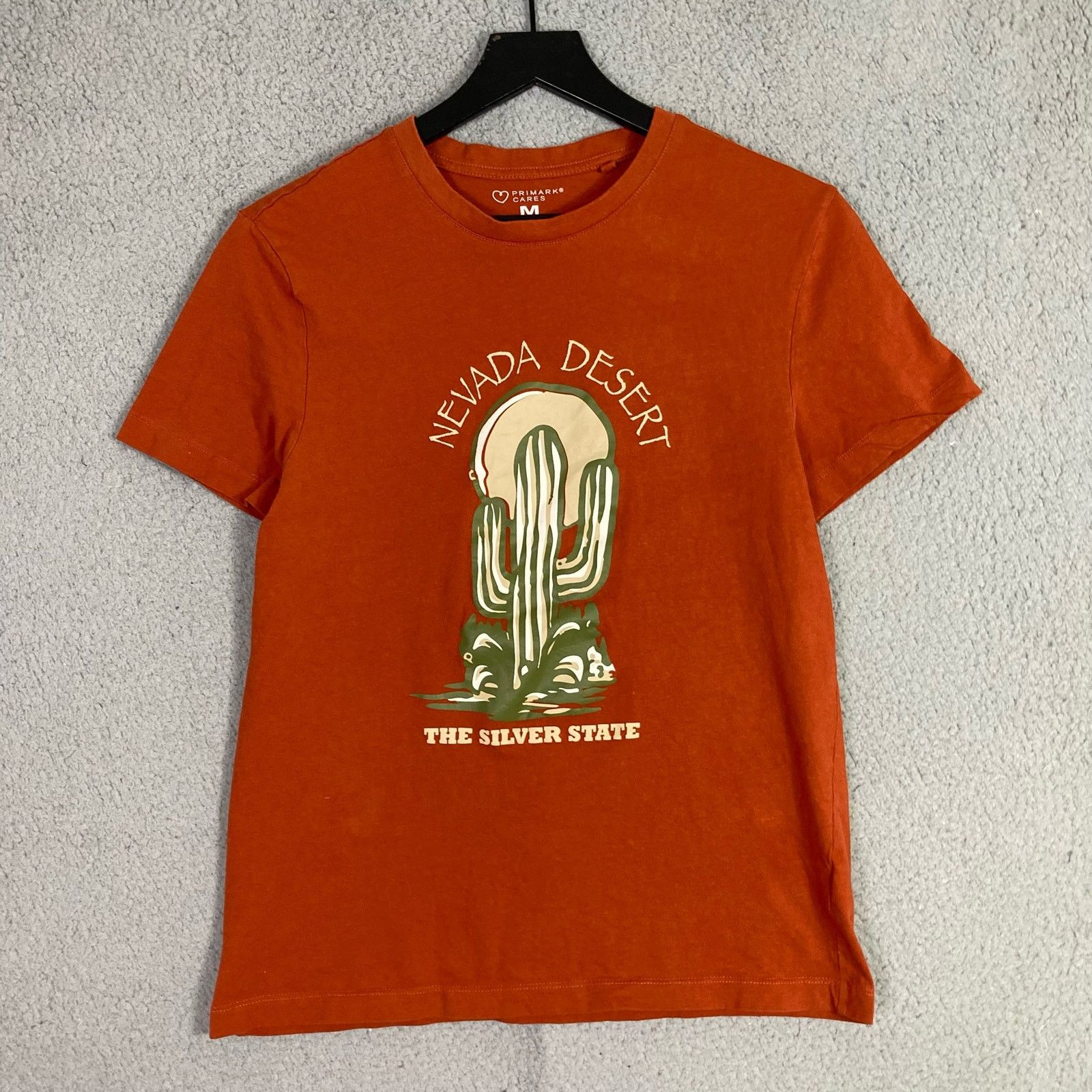Other Primark Women's Medium Terracotta Graphic T-Shirt Desert Size M / US 6-8 / IT 42-44 - 2 Thumbnail
