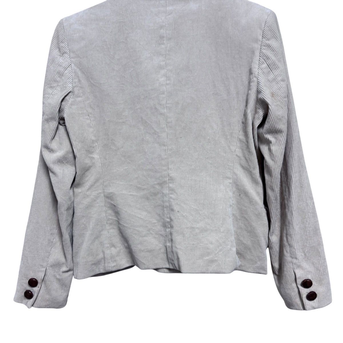 Hysteric Glamour 90s Hysteric Glamour Corduroy Double Breast Peacot Jacket Size XS / US 0-2 / IT 36-38 - 10 Thumbnail