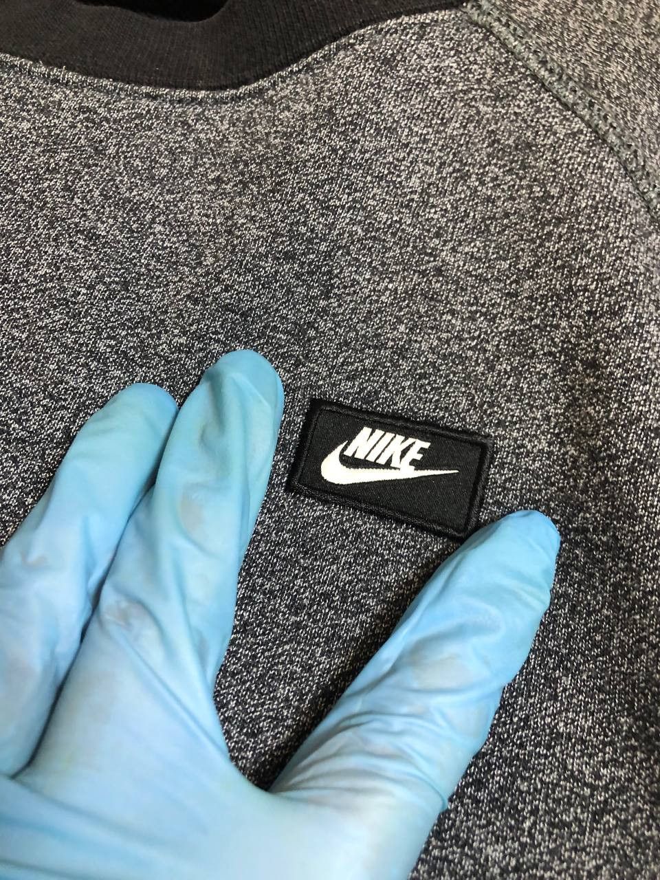 Nike Nike Sweatshirt Grey The Varsity Crew Shoebox Logo Pullover Size US S / EU 44-46 / 1 - 16 Thumbnail