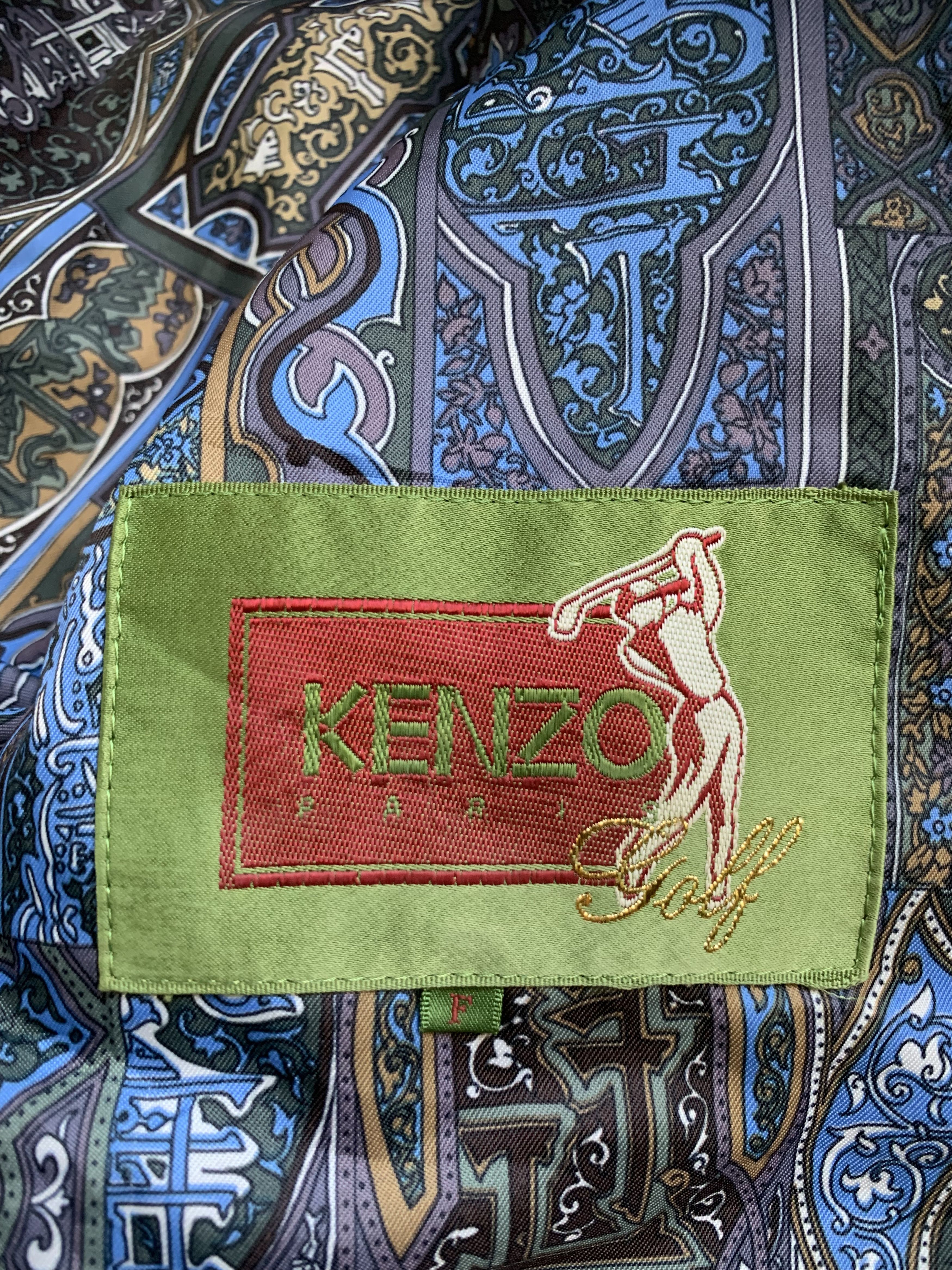 Designer × Kenzo × Vintage Rare Design Vintage Kenzo Paris Golf Jackets Size US L / EU 52-54 / 3 - 4 Thumbnail