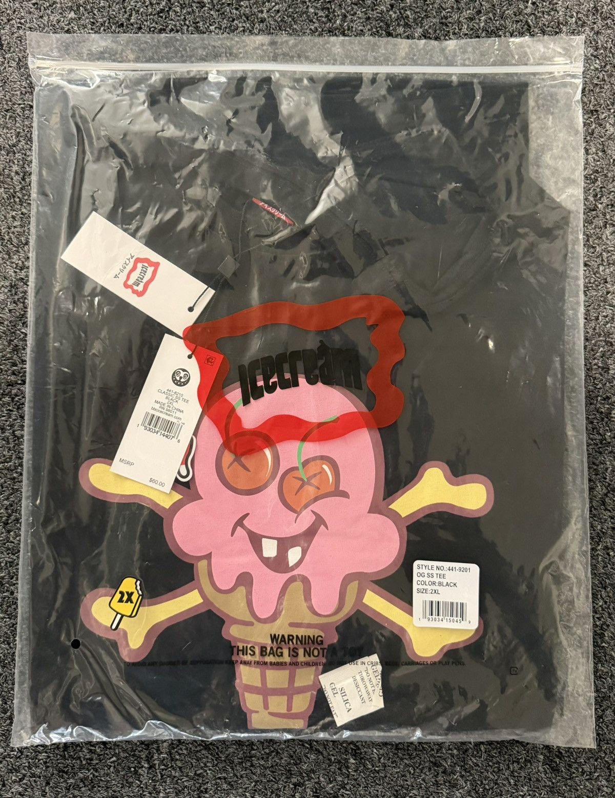 Icecream ICECREAM T/TEE SHIRT - LIMITED EDITION OG S/S TEE Size US XXL / EU 58 / 5 - 2 Thumbnail
