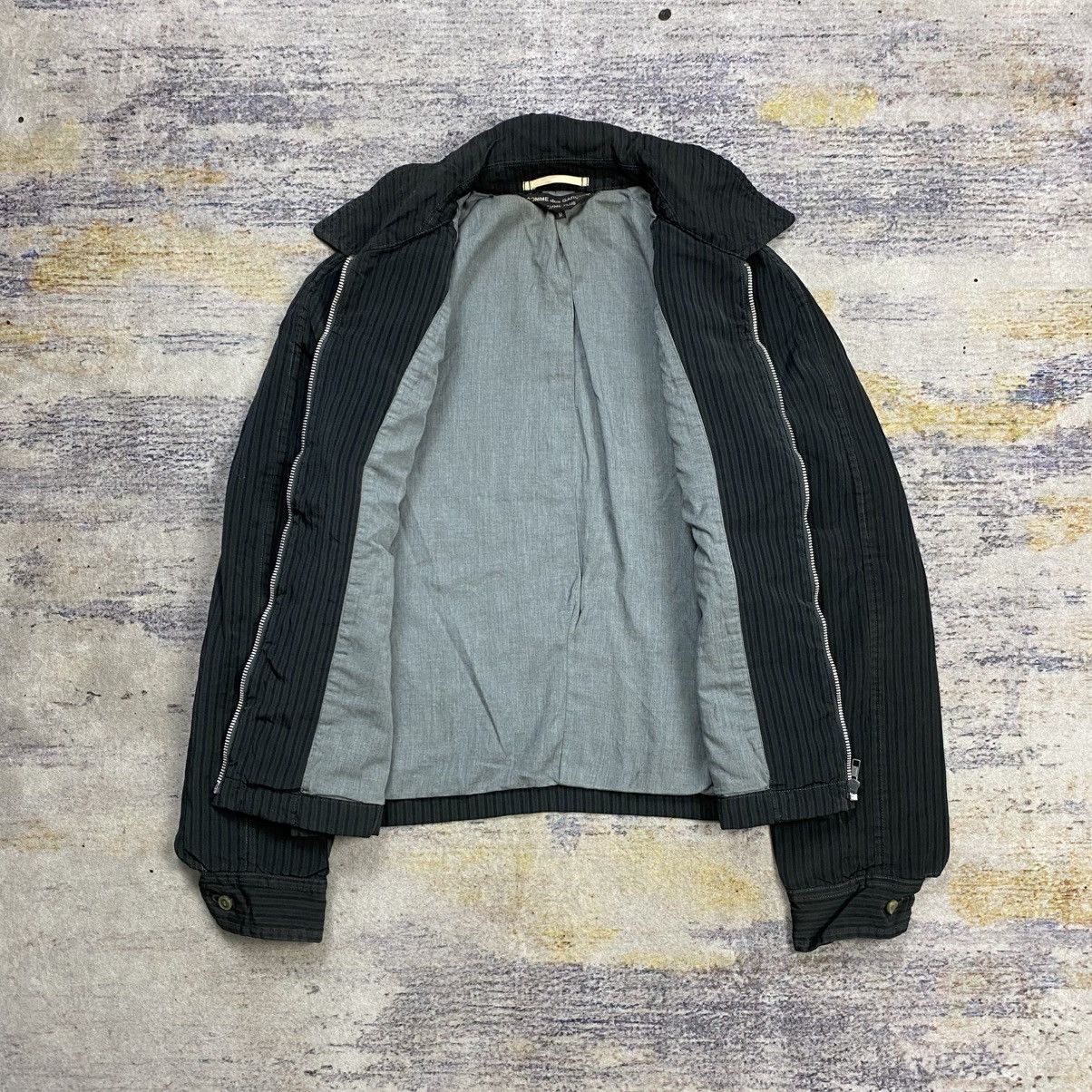 Comme des garcons homme plus ad2001 stripe work jacket