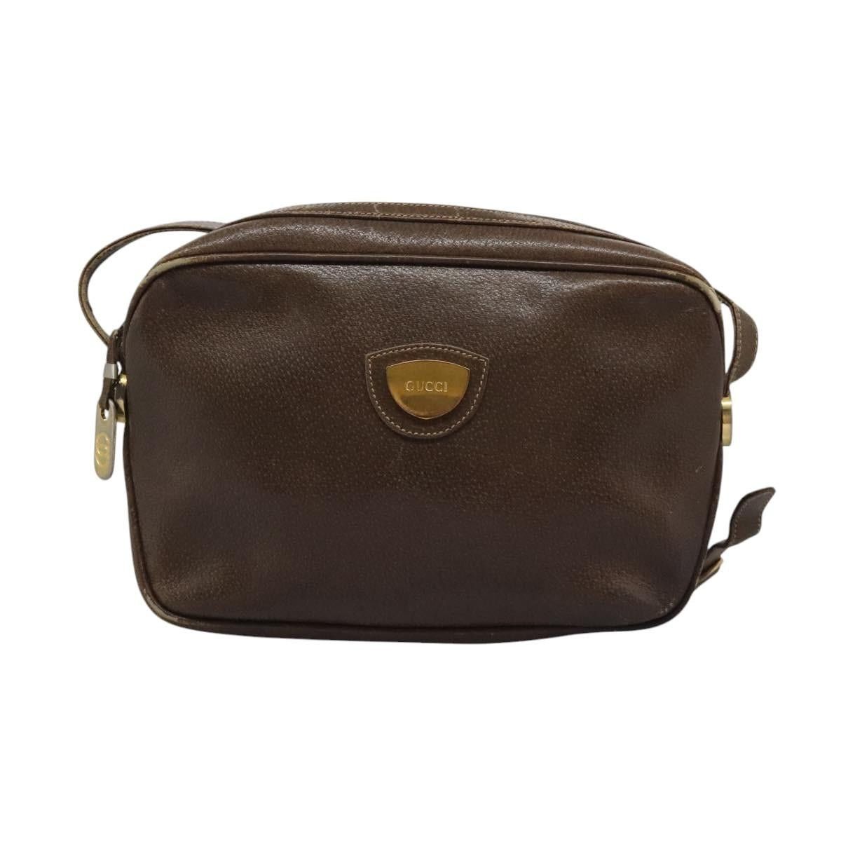 Gucci GUCCI Shoulder Bag Leather Brown Gold 001 261 001 261 Size ONE SIZE - 13 Thumbnail