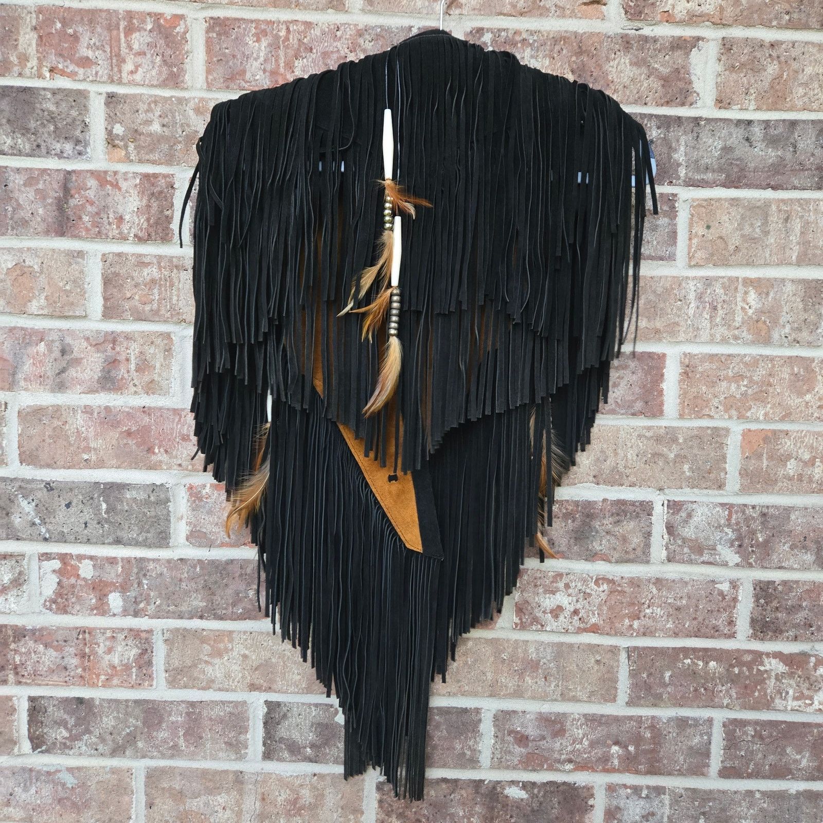 The Leather Shop The Leather Ranch Western Shawl Vest Size ONE SIZE - 2 Thumbnail