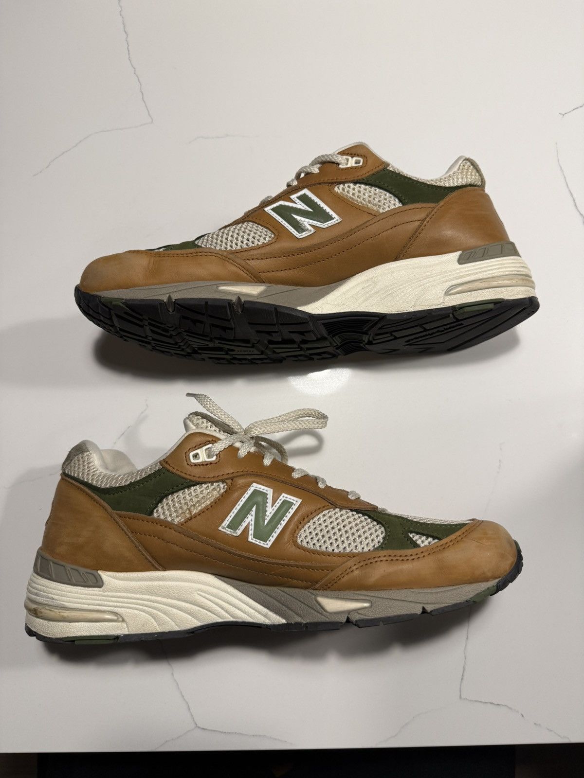 Aime Leon Dore × New Balance New Balance 991 Aime Leon Dore MiUK Tan Size US 10.5 / EU 43-44 - 2 Thumbnail