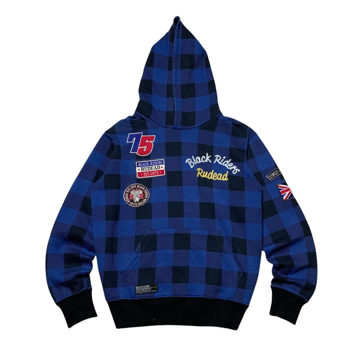 Japanese Brand Buckflow Street Motorcycle Rudead Hoodie Plaid Ifsix Style Size US M / EU 48-50 / 2 - 3 Thumbnail