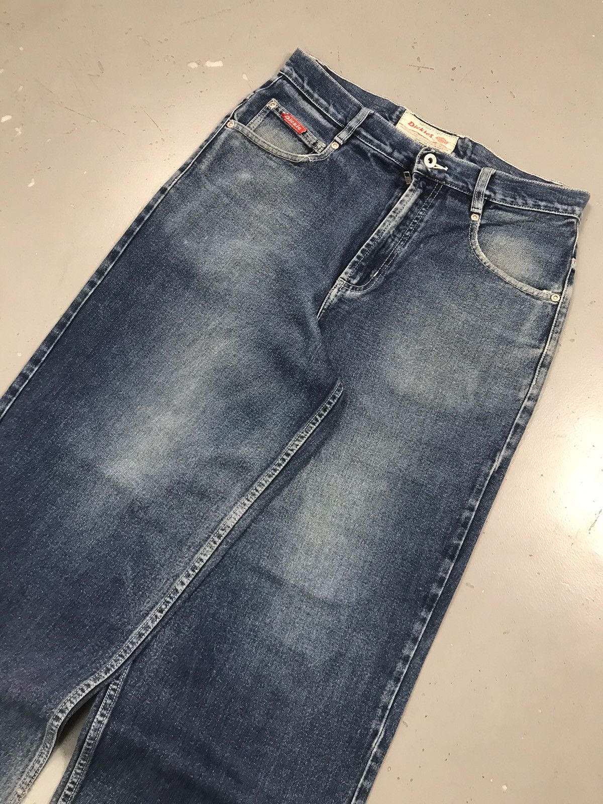 Carhartt × Dickies × Vintage Rare vintage dickies big daddy baggy fit denim pant Size US 32 / EU 48 - 6 Thumbnail