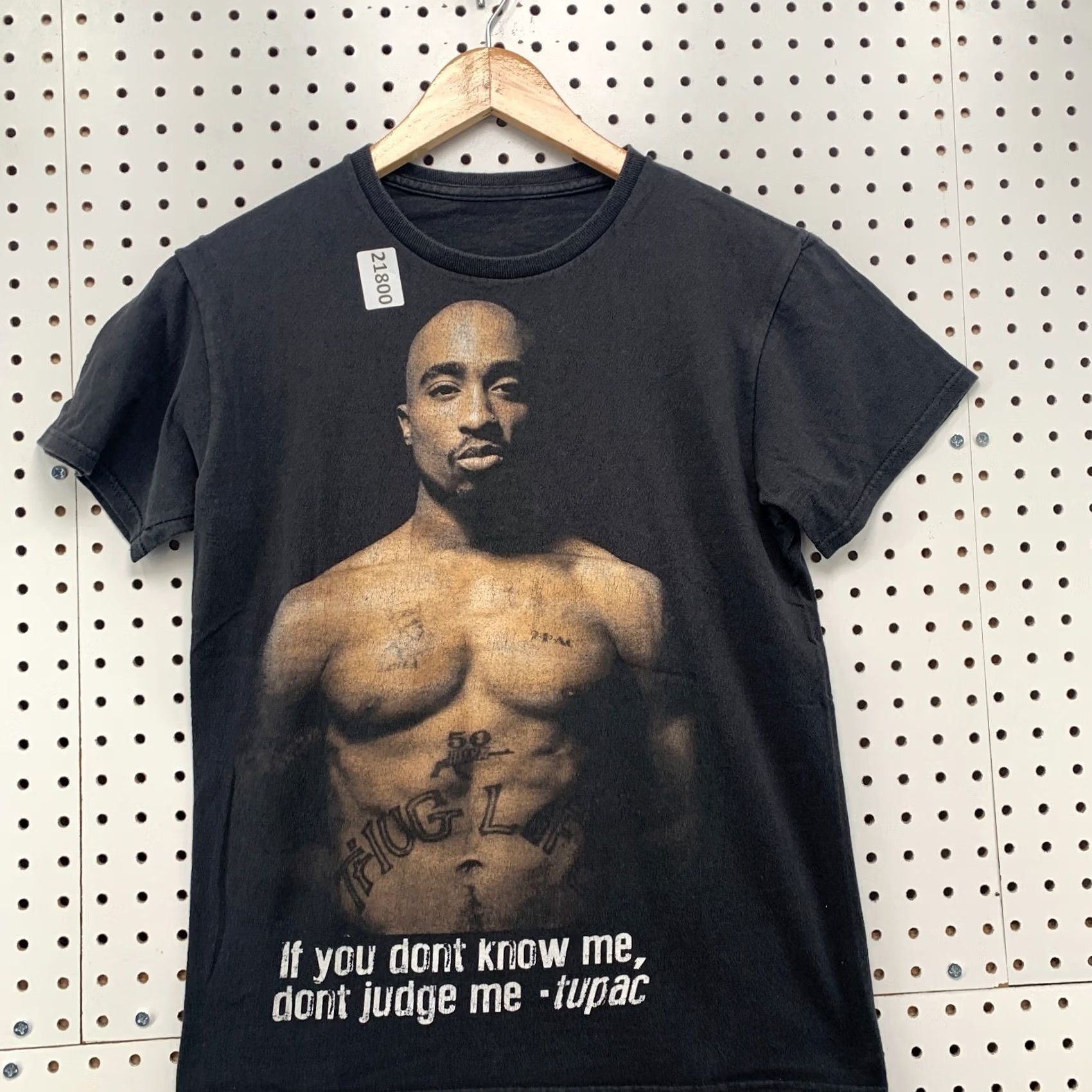Vintage 2pac Tupac Shirt Black If You Dont Know Me Dont Judge Me M Womens Size M / US 6-8 / IT 42-44 - 2 Thumbnail