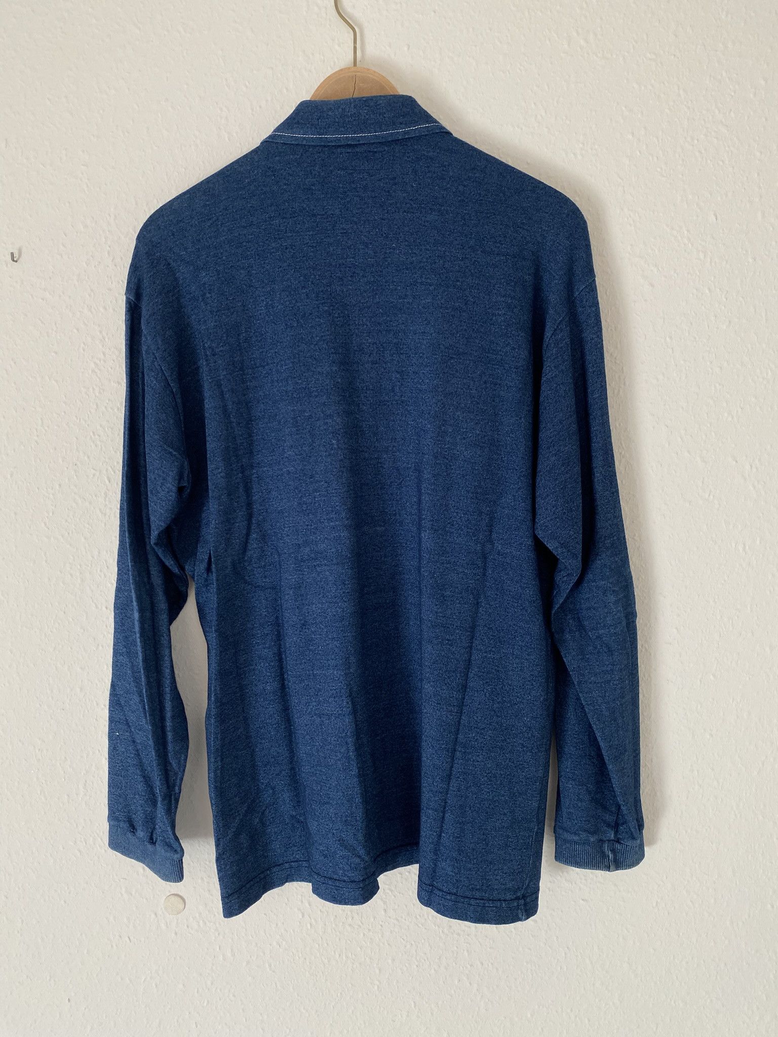 Vintage 2/M - Indigo Knit Shirt - Made in England Size US M / EU 48-50 / 2 - 10 Thumbnail