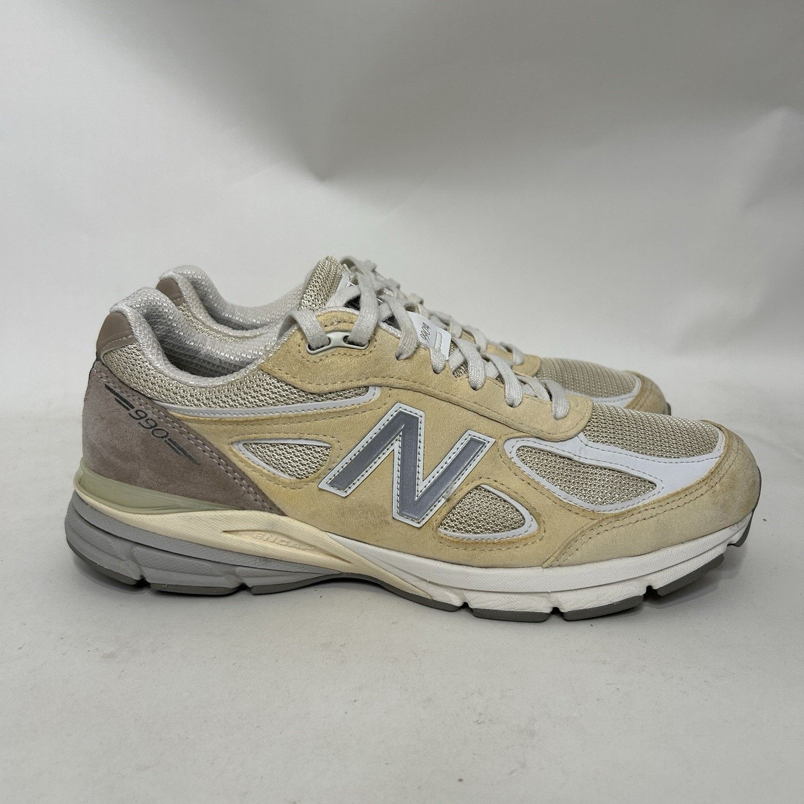 New Balance Teddy Santis x New Balance 990v4 “Limestone White” U990TE4 Size US 11 / EU 44 - 4 Thumbnail