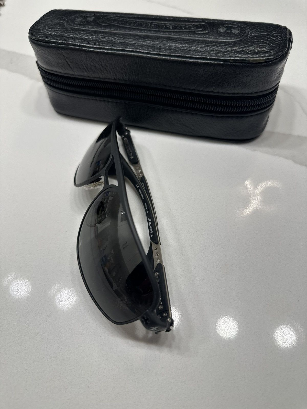 Chrome Hearts 🔥Chrome Hearts Black Vintage Sunglasses🔥 Size ONE SIZE - 2 Thumbnail