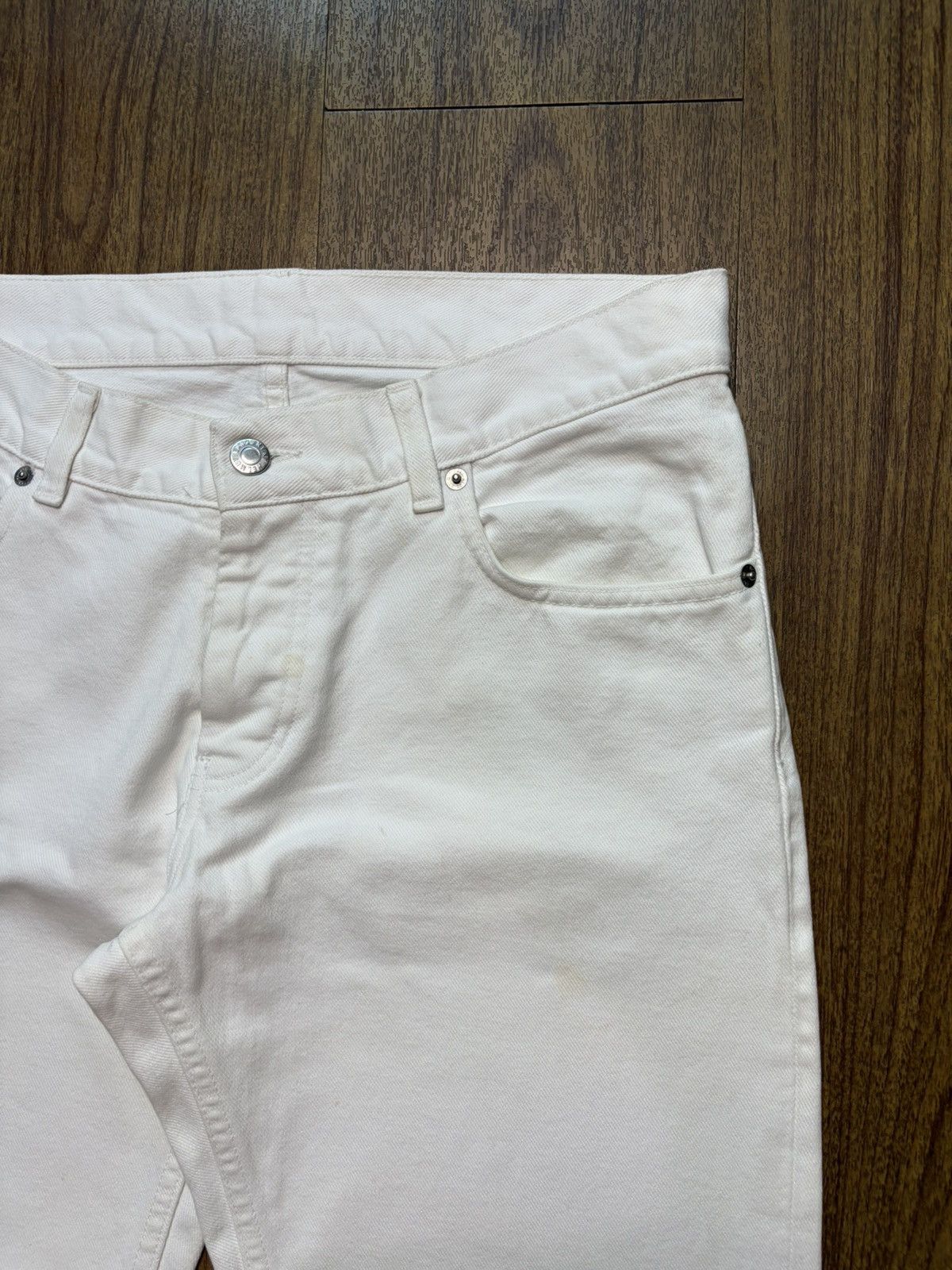 Helmut Lang FREE TAX! Vintage Raw Hem Boot Cut Contour Fit Jeans Size US 30 / EU 46 - 16 Thumbnail