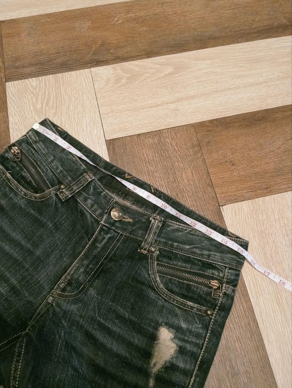If Six Was Nine LAGUST DISTRESSED LOOK FLARED PANTS Size US 31 - 12 Thumbnail