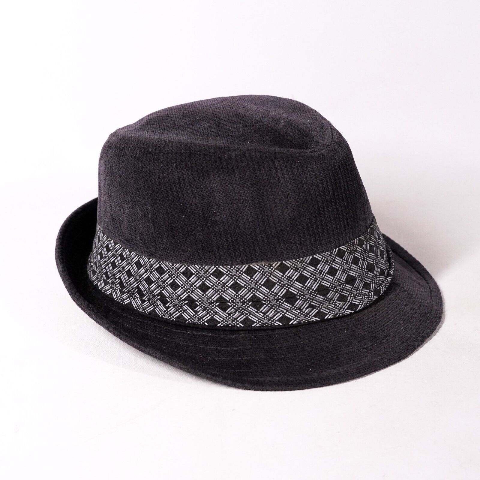 Other DPG Fedora Hipster Hip Hop Corduroy Hat Velvet Cap Gray Size ONE SIZE - 1 Thumbnail