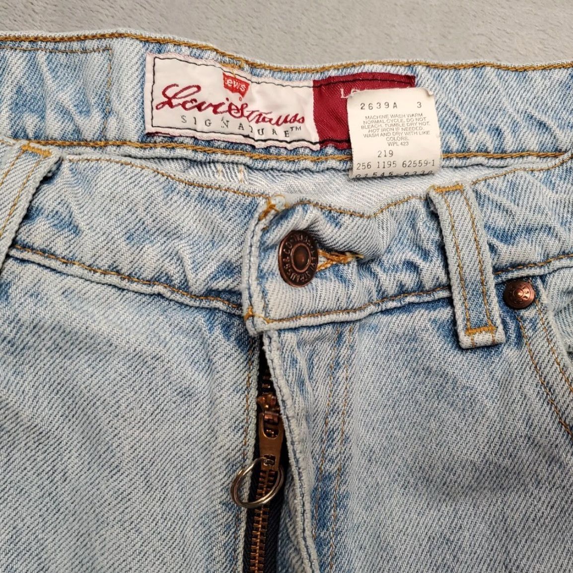 Denime VTG Levi's Jeans Men 34x38 Blue 545 Denim Loose Fit Straight Leg 90s Mens Size US 34 / EU 50 - 6 Thumbnail
