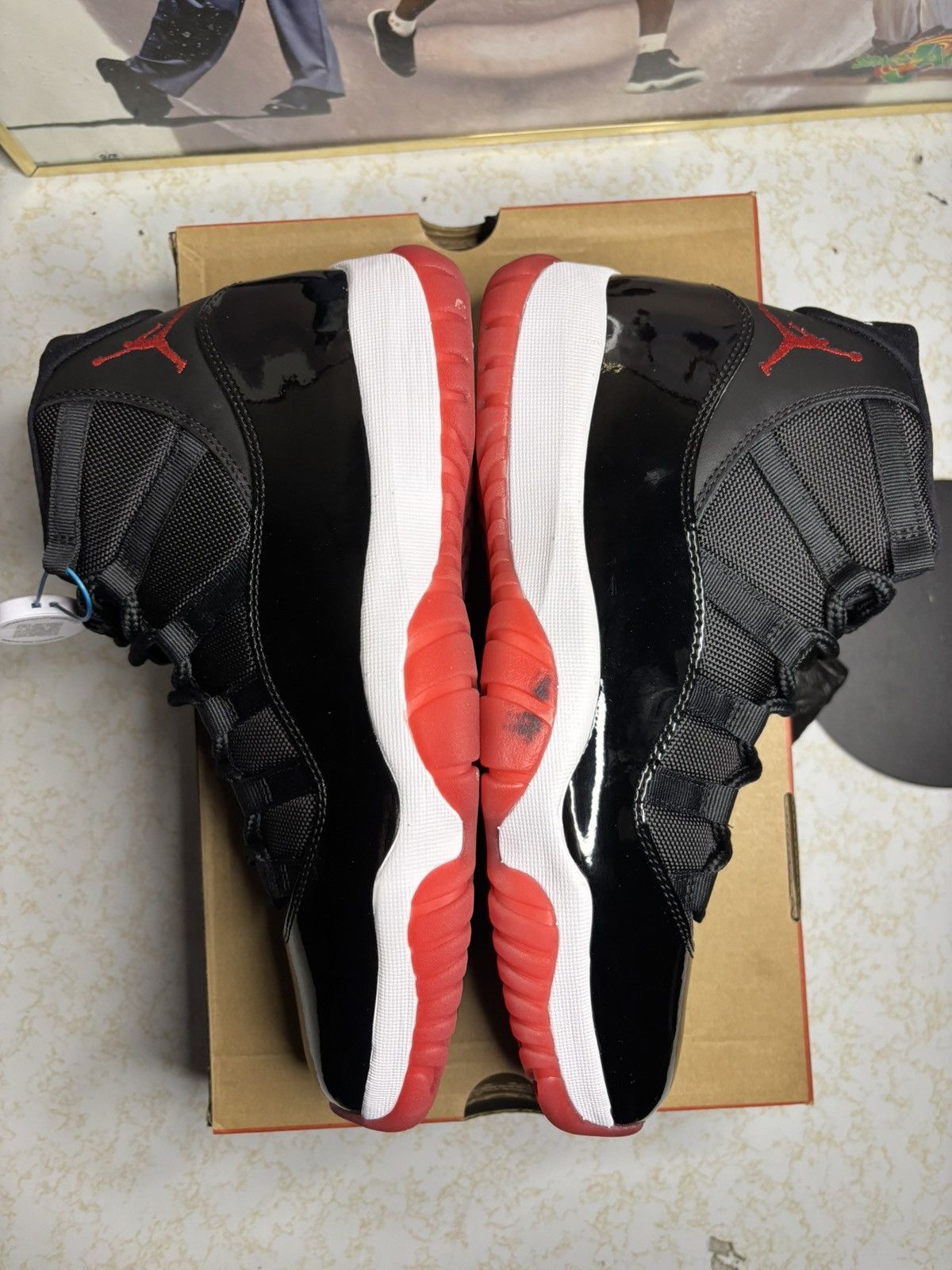 Jordan Brand Air Jordan 11 Bred 2019 Size US 10 / EU 43 - 4 Thumbnail