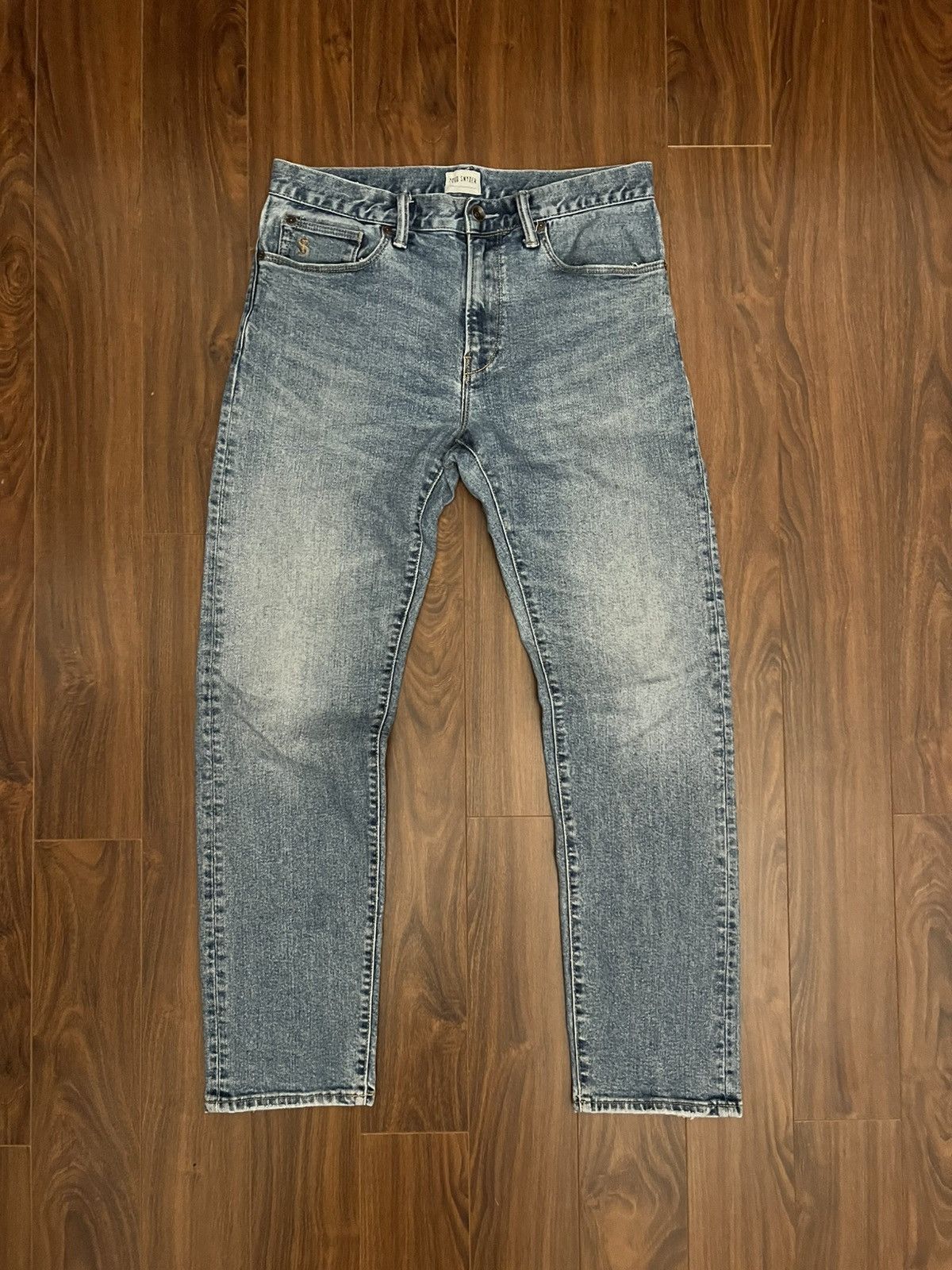Todd Snyder Todd Snyder Straight Fit Stretch 5-Pocket Denim Jeans Size US 31 - 1 Thumbnail