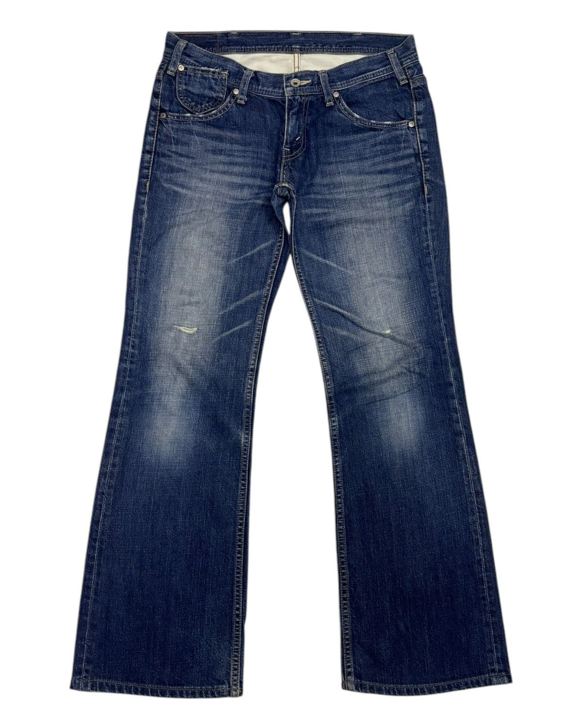 Levi's 🔥LEVIS STRAUSS BOOTCUT DENIM FLARED JEANS Size 30" / US 8 / IT 44 - 5 Thumbnail