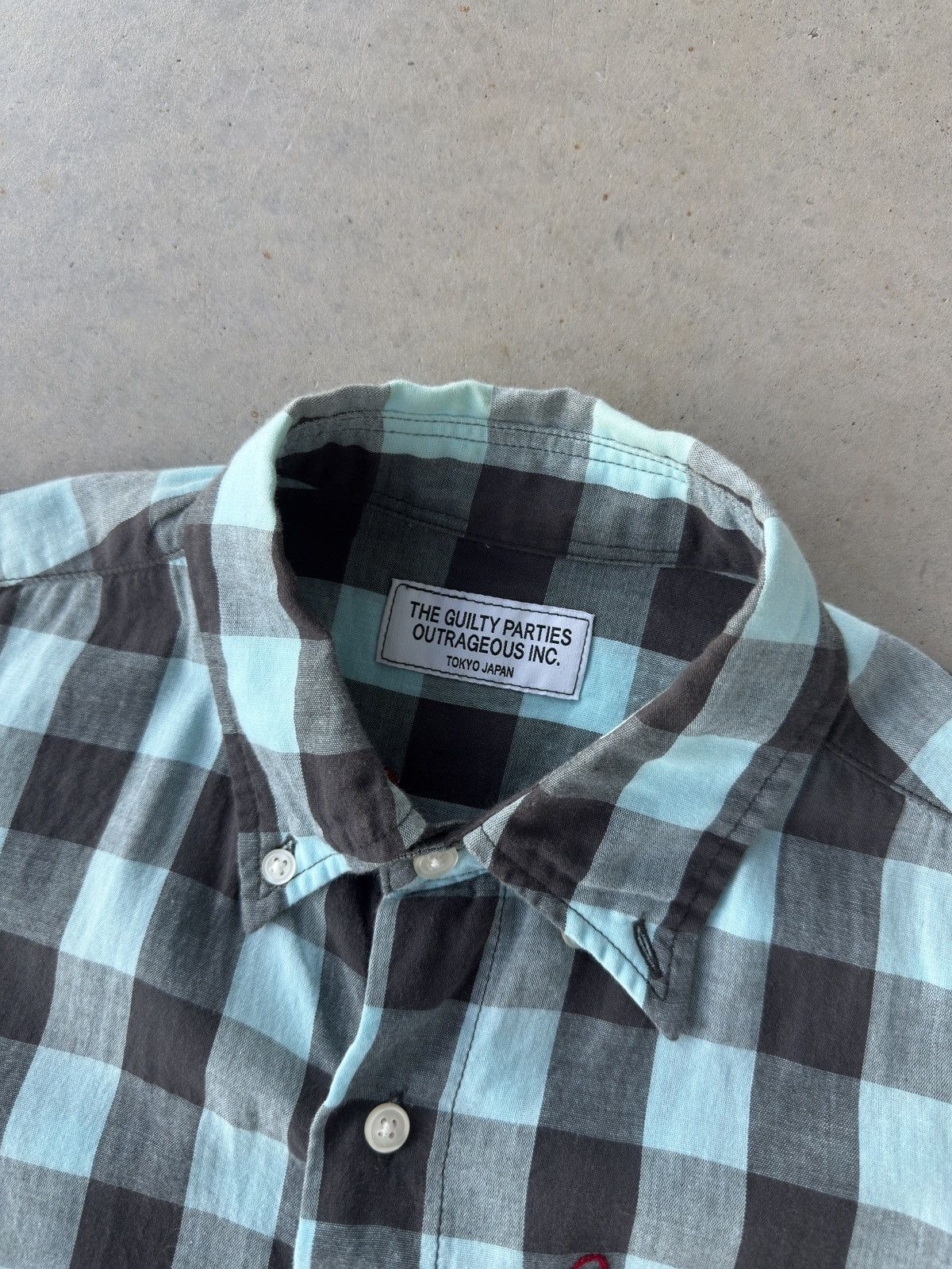 Japanese Brand Guilty Parties Drunkards Dream, Rock Steady Plaid Button Up Size US M / EU 48-50 / 2 - 5 Thumbnail