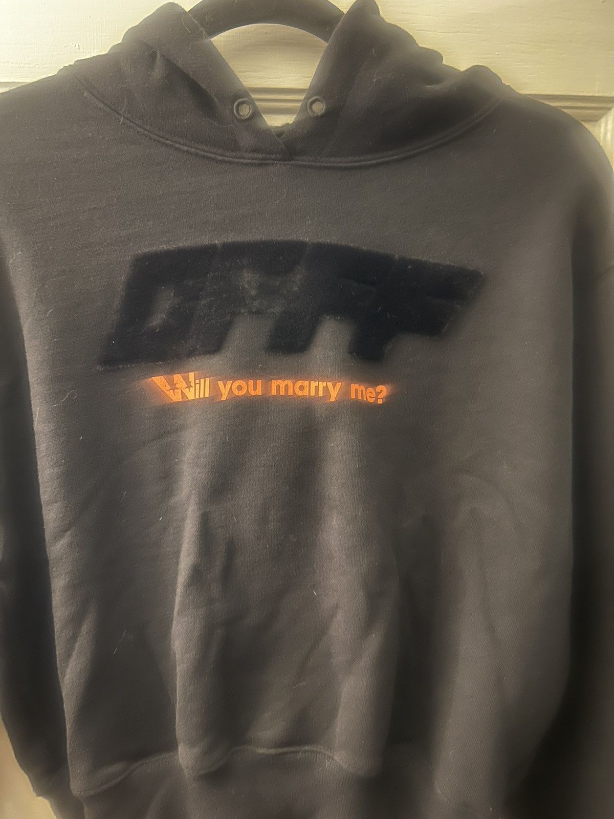 Off-White Off- White Will You Marry Me Hoodie Size XS Size XS / US 0-2 / IT 36-38 - 2 Thumbnail