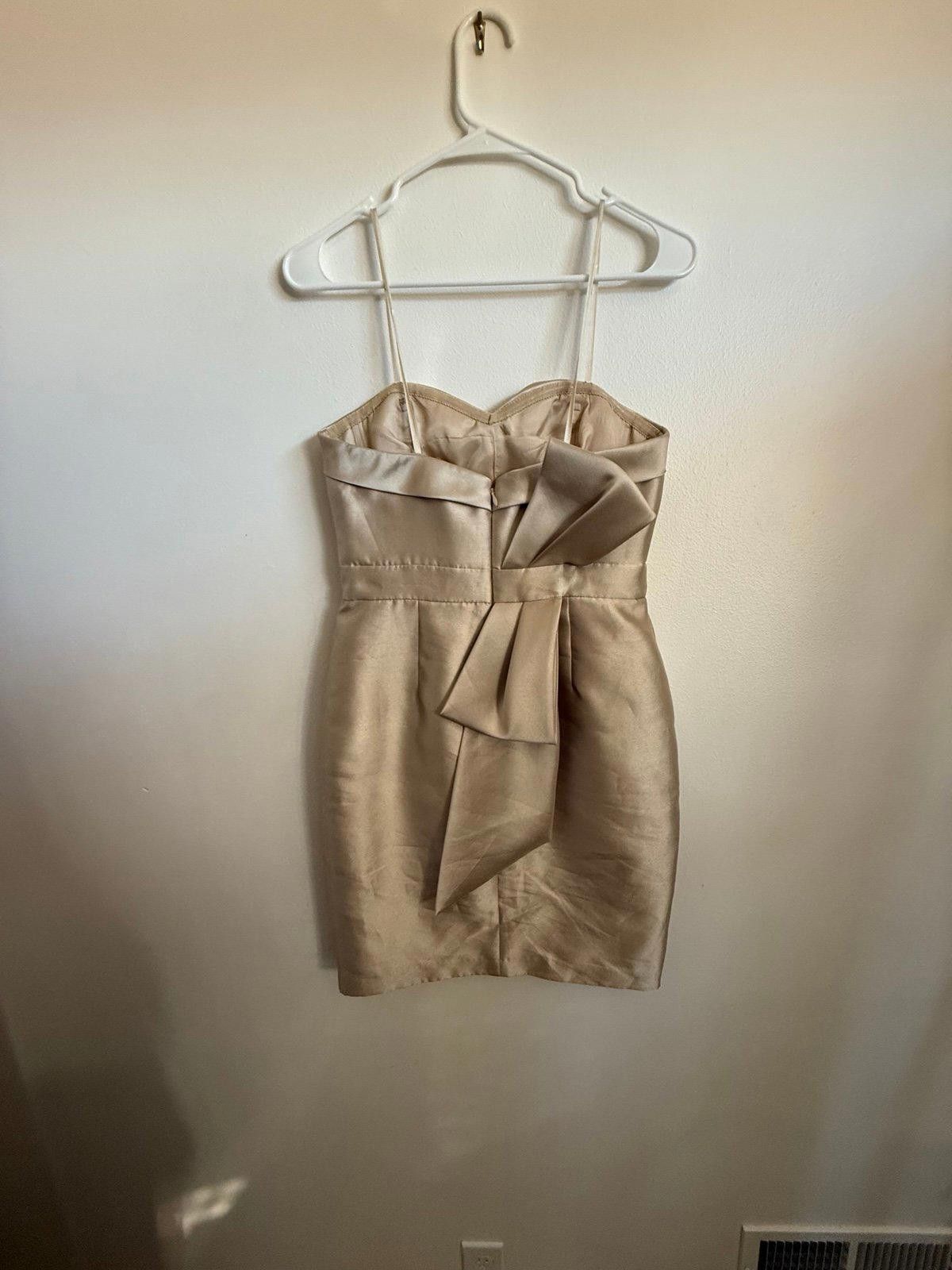 Other Adrianna Papell Strapless Satin Dress Size 4P Size S / US 4 / IT 40 - 2 Thumbnail