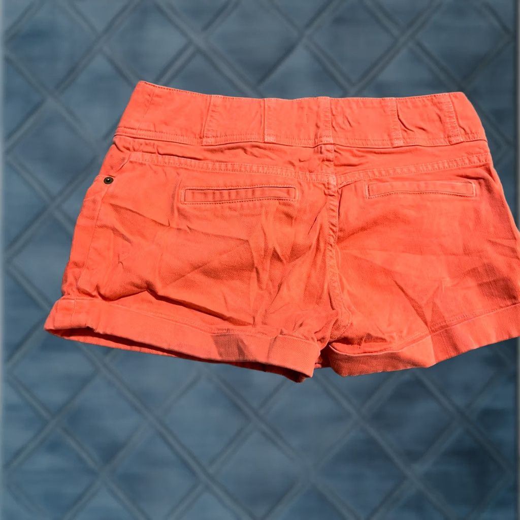Bebe bebe Shorts Women's Size 29 Orange Denim Summer Valentine’s Size 29" - 1 Thumbnail