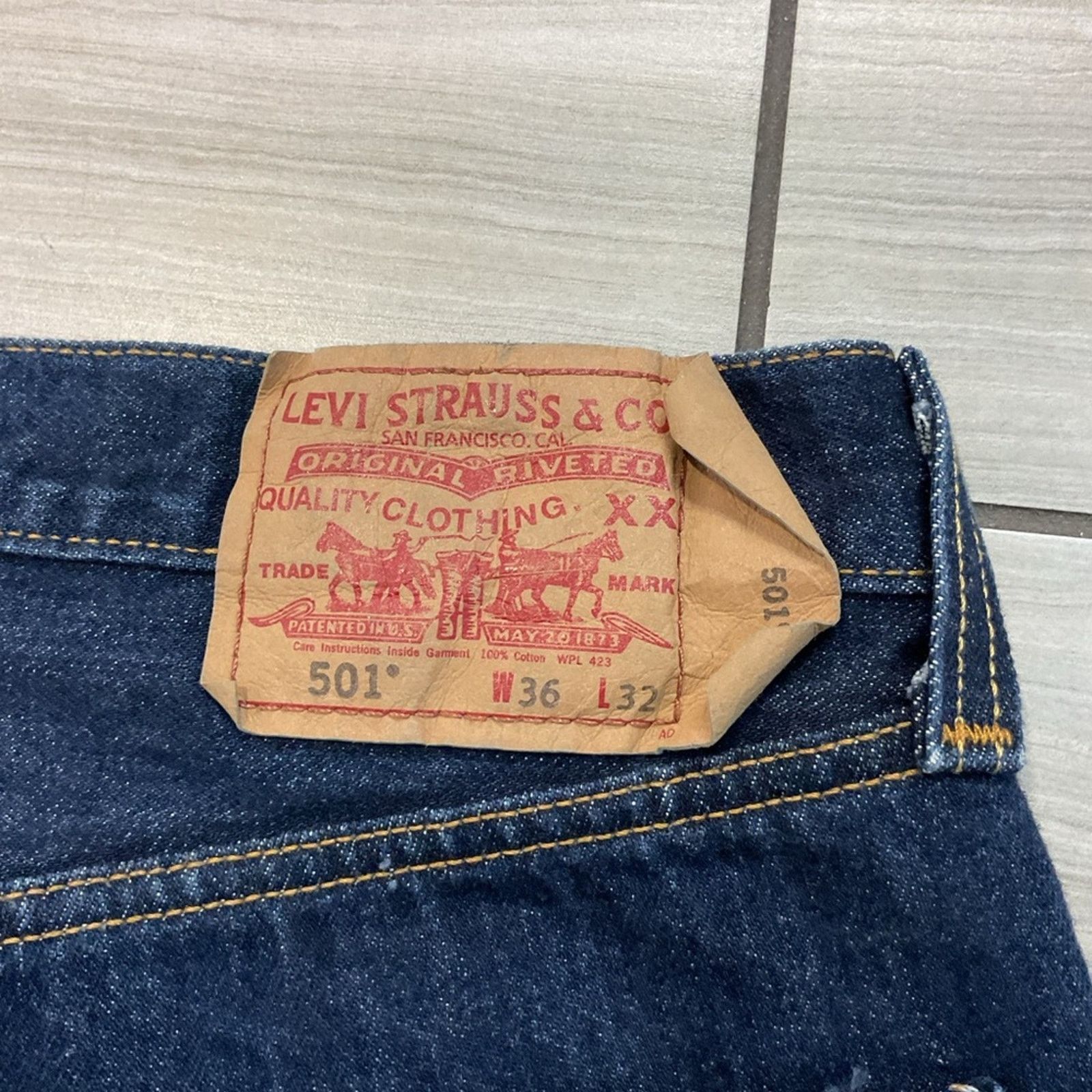 Levi's Levi’s 501 dark denim jeans Size US 36 / EU 52 - 4 Thumbnail