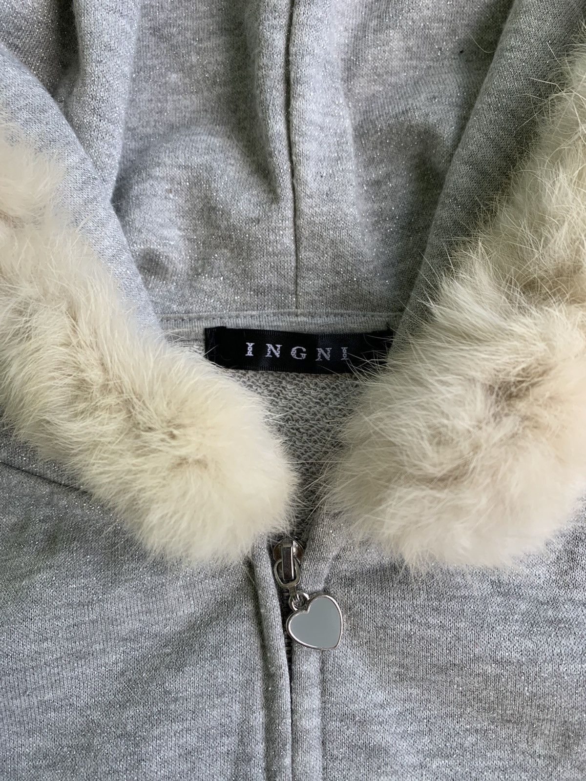 If Six Was Nine × Japanese Brand × Le Grande Bleu (L.G.B.) INGNI Fur Hoodie zip lgb ifsix style Size US S / EU 44-46 / 1 - 5 Thumbnail