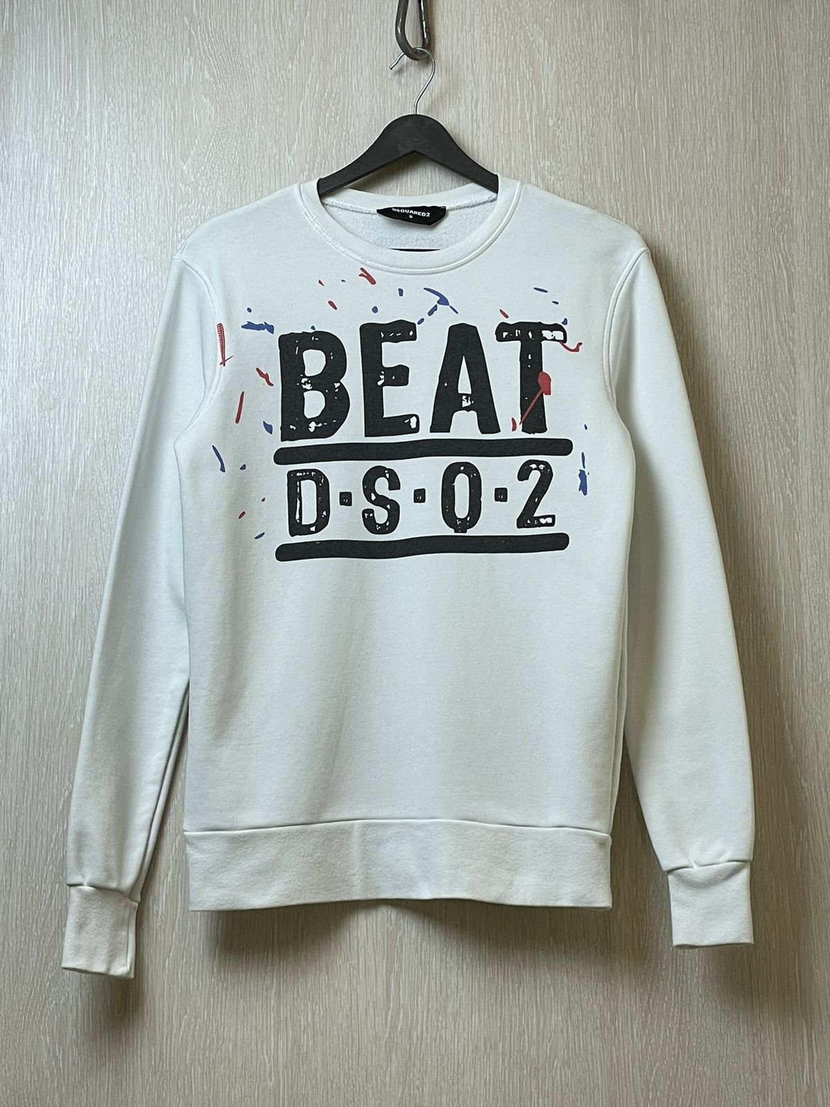 Dsquared2 × Japanese Brand Vintage Dsquared2 White Sweatshirt Size US S / EU 44-46 / 1 - 1 Thumbnail