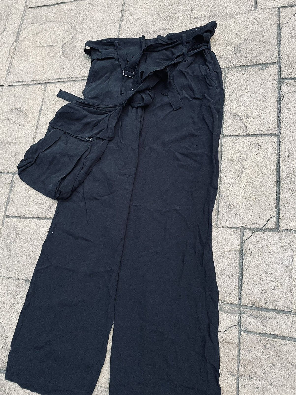 Ann Demeulemeester Ann Demeulemeester Silk Bondage Pants Size US 38 / EU 54 - 15 Thumbnail
