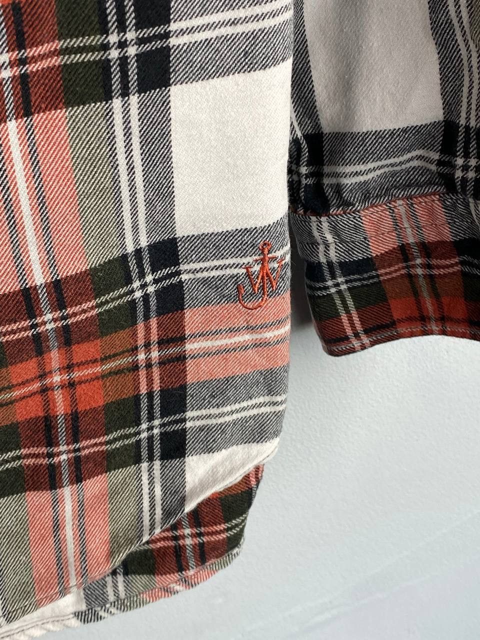 JW Anderson × Japanese Brand × Uniqlo Casual J.W. Anderson Uniqlo Plaid Flannel Shirt Size US L / EU 52-54 / 3 - 5 Thumbnail