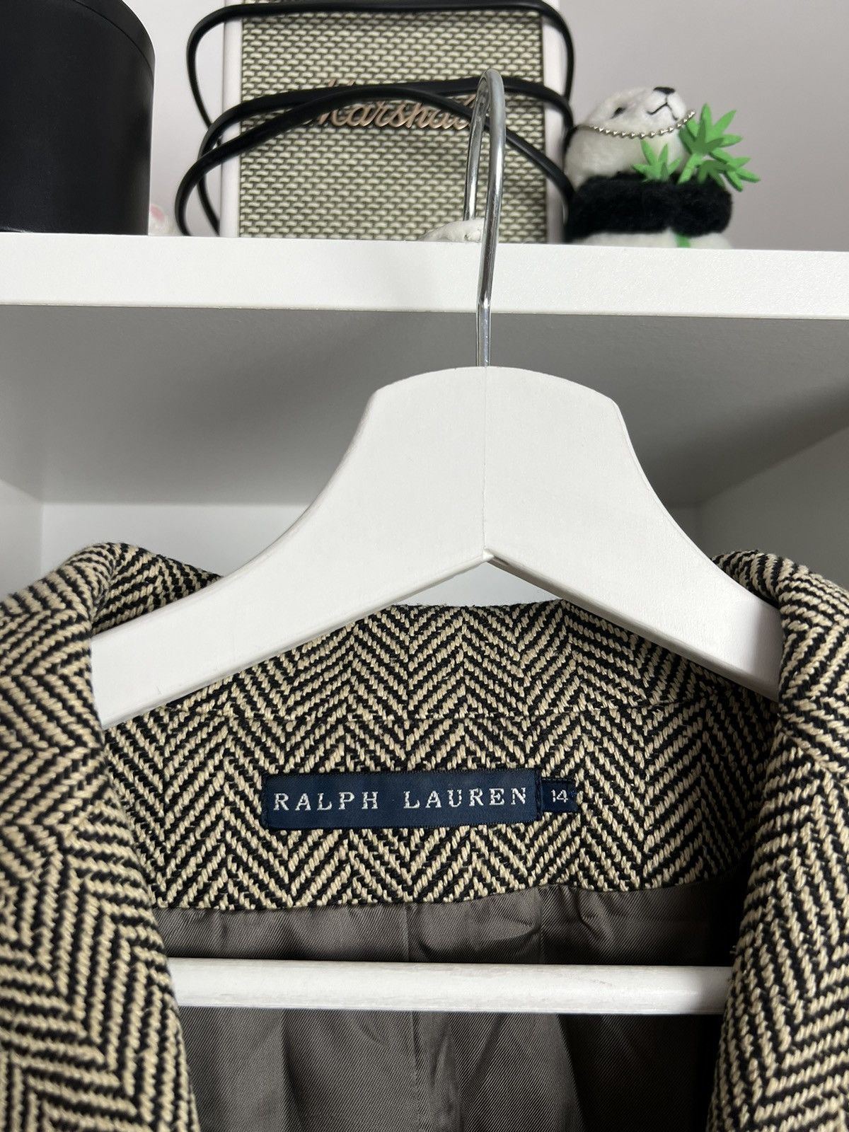 Designer × Ralph Lauren × Vintage Vintage y2k Ralph Lauren silk blazer jacket L old money 90s Size L / US 10 / IT 46 - 4 Thumbnail
