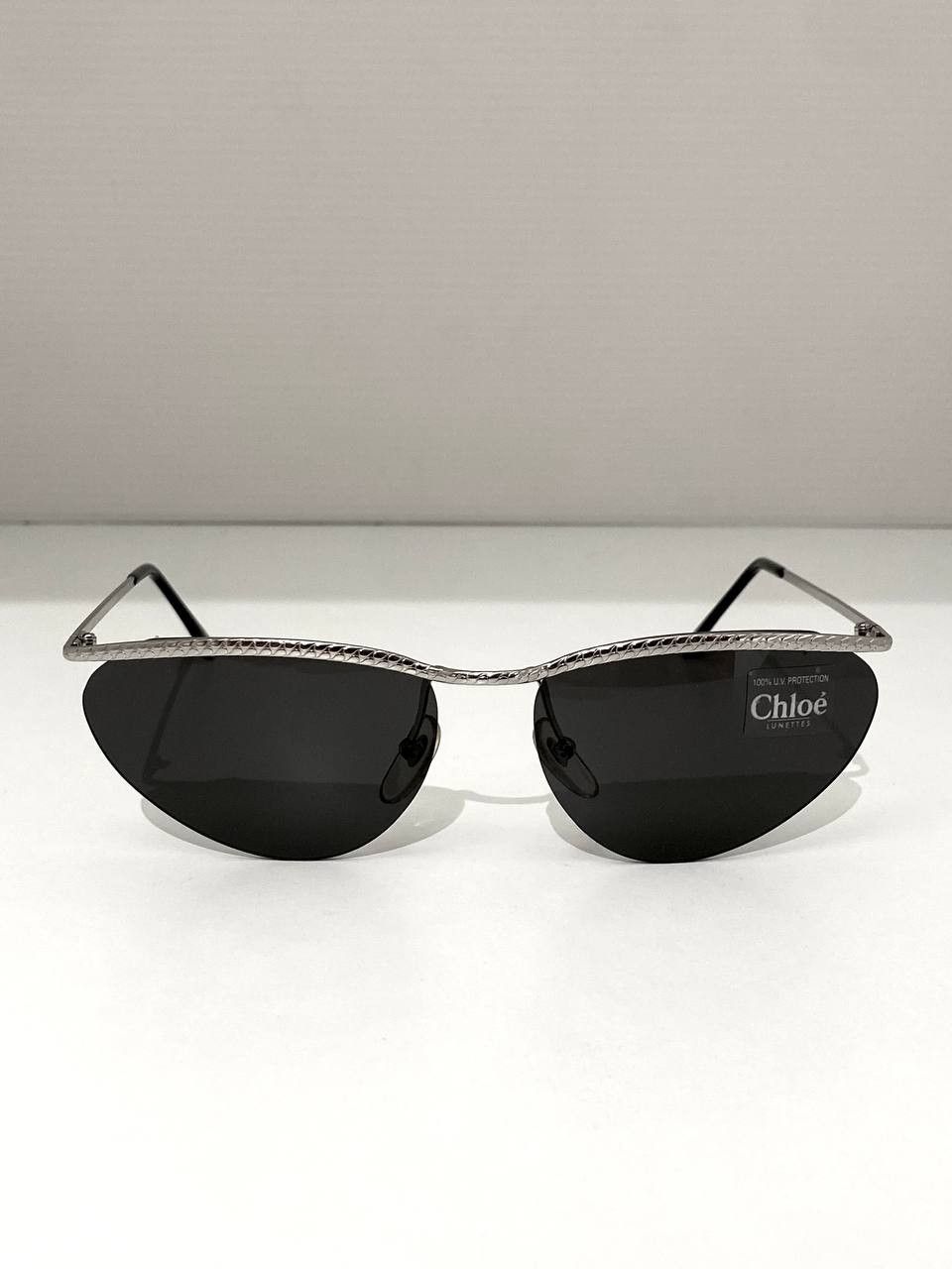 Chloe Chloe Rimless Cat Eye Retro Silver Vintage Sunglasses Y2K Size ONE SIZE - 2 Thumbnail