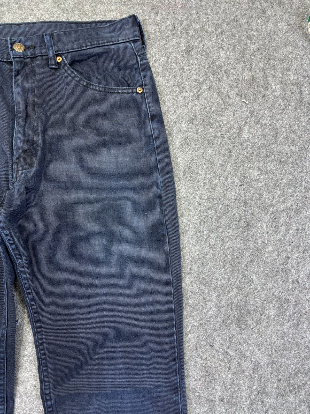 Levi's 💥Flare💥Vintage 90s Levis 517 Black Wash Denim F868 Size US 32 / EU 48 - 3 Thumbnail