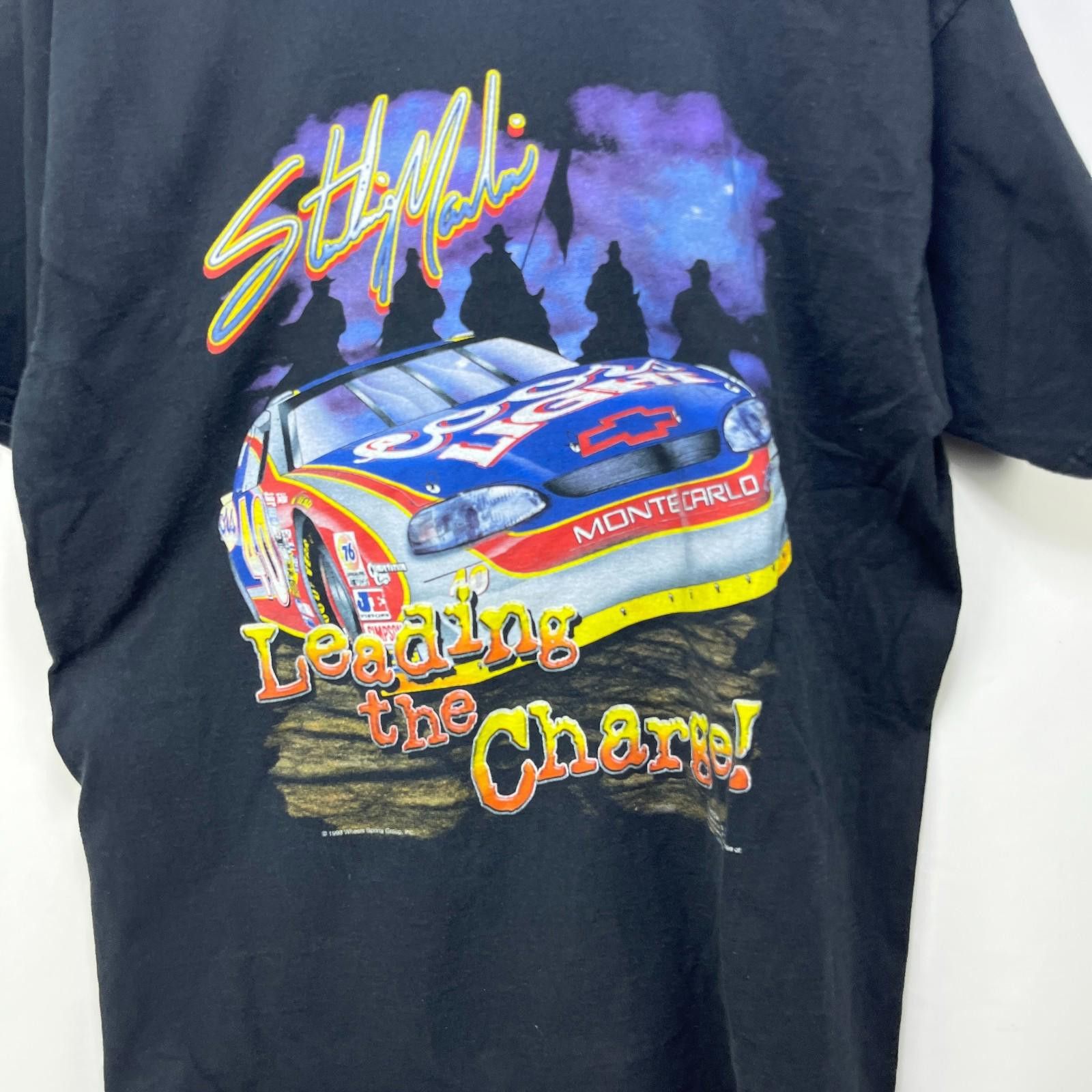 NASCAR Vintage 90s NASCAR Sterling Martin Coors Light T Shirt XL Size US XL / EU 56 / 4 - 2 Thumbnail