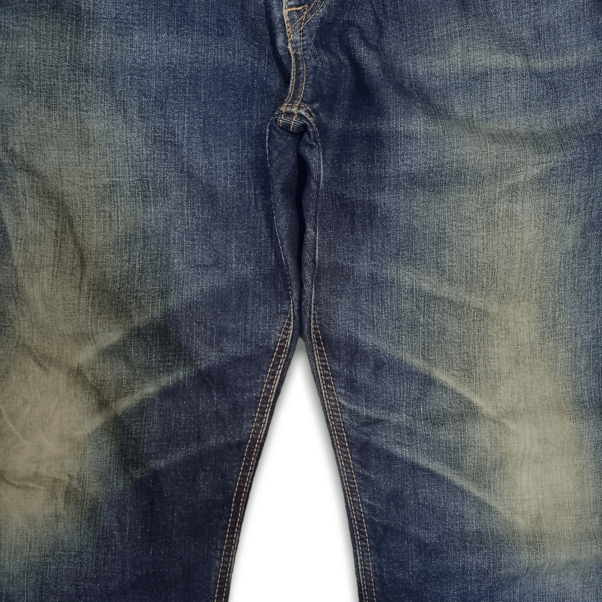 Edwin × Japanese Brand Exclusive Vintage Edwin XV Mud Wash Distressed Baggy Jeans Size US 35 - 5 Thumbnail