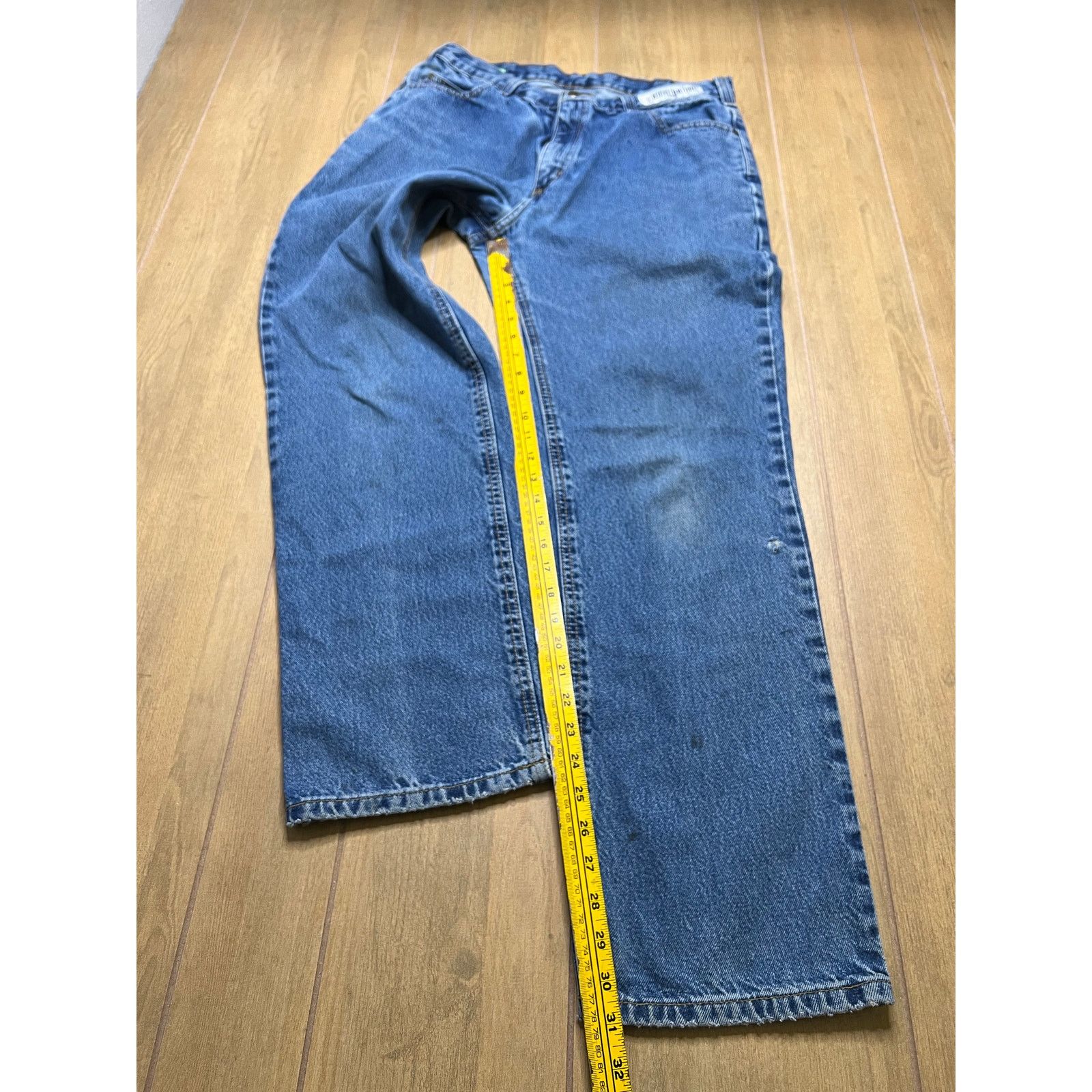 Carhartt Vintage Carhartt Jeans Mens 34x32 Blue Denim Utility Work Size US 34 / EU 50 - 6 Thumbnail