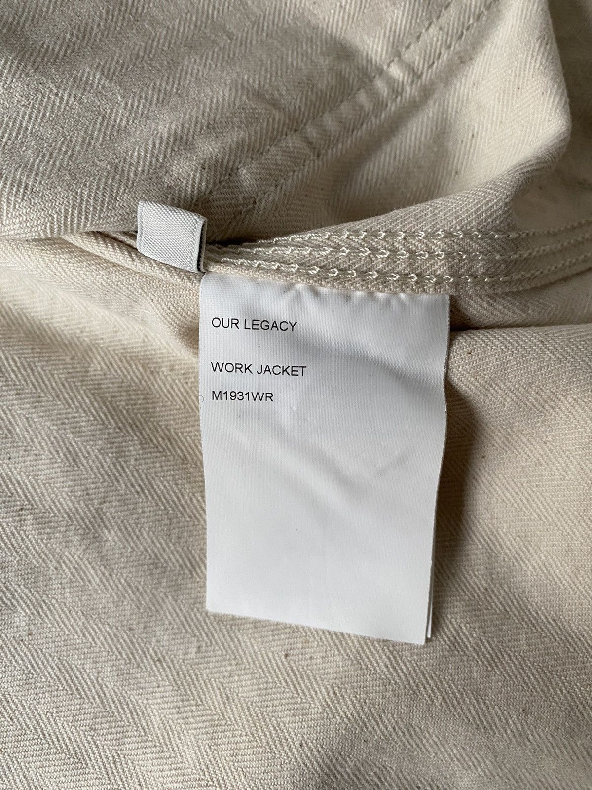 Our Legacy Our Legacy Herringbone Work Jacket Size US L / EU 52-54 / 3 - 10 Thumbnail