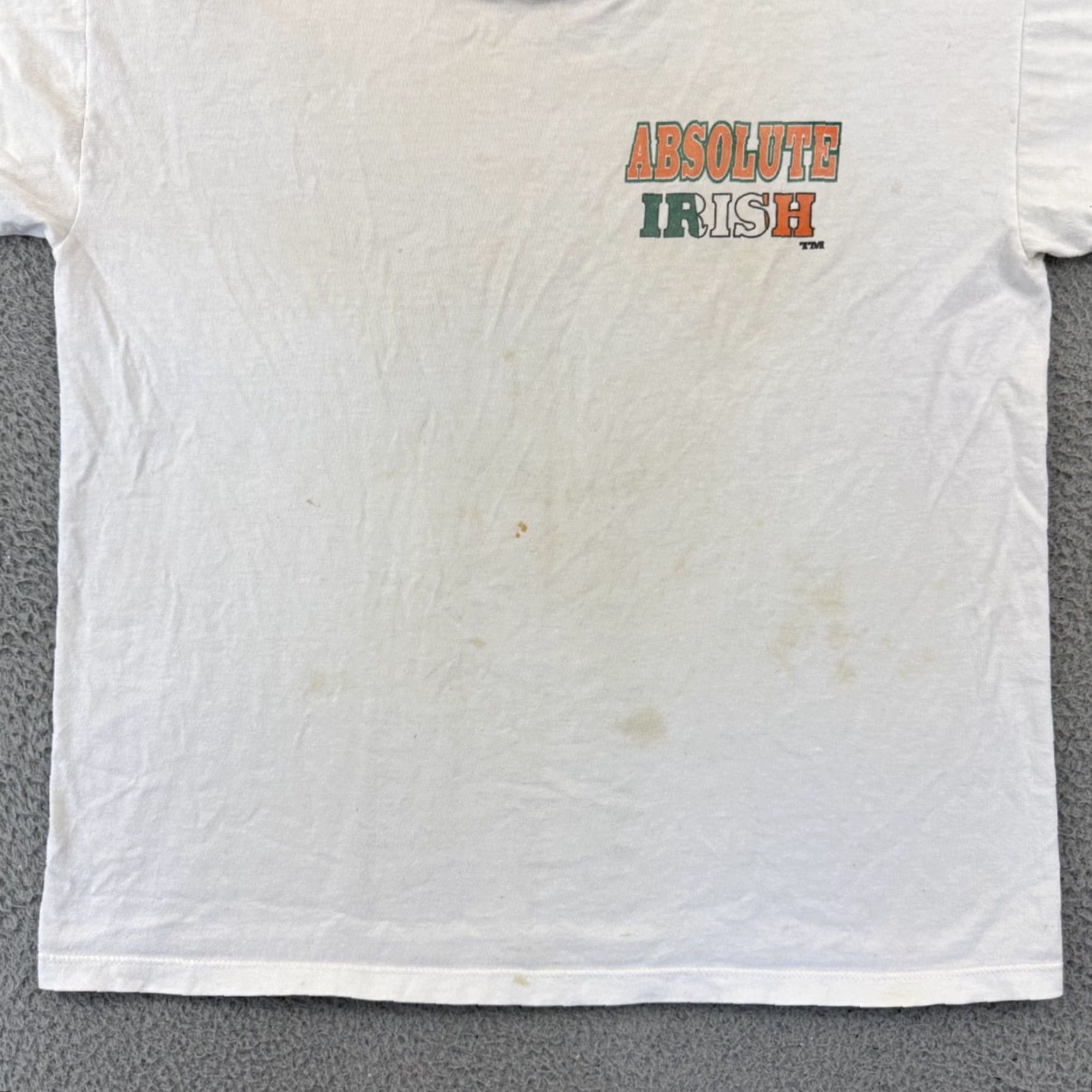 Vintage VINTAGE Wild Oats Shirt Mens XL White Short Sleeve 90s USA Graphic Print Angel Logo (USA, 90s) Size US XL / EU 56 / 4 - 3 Thumbnail