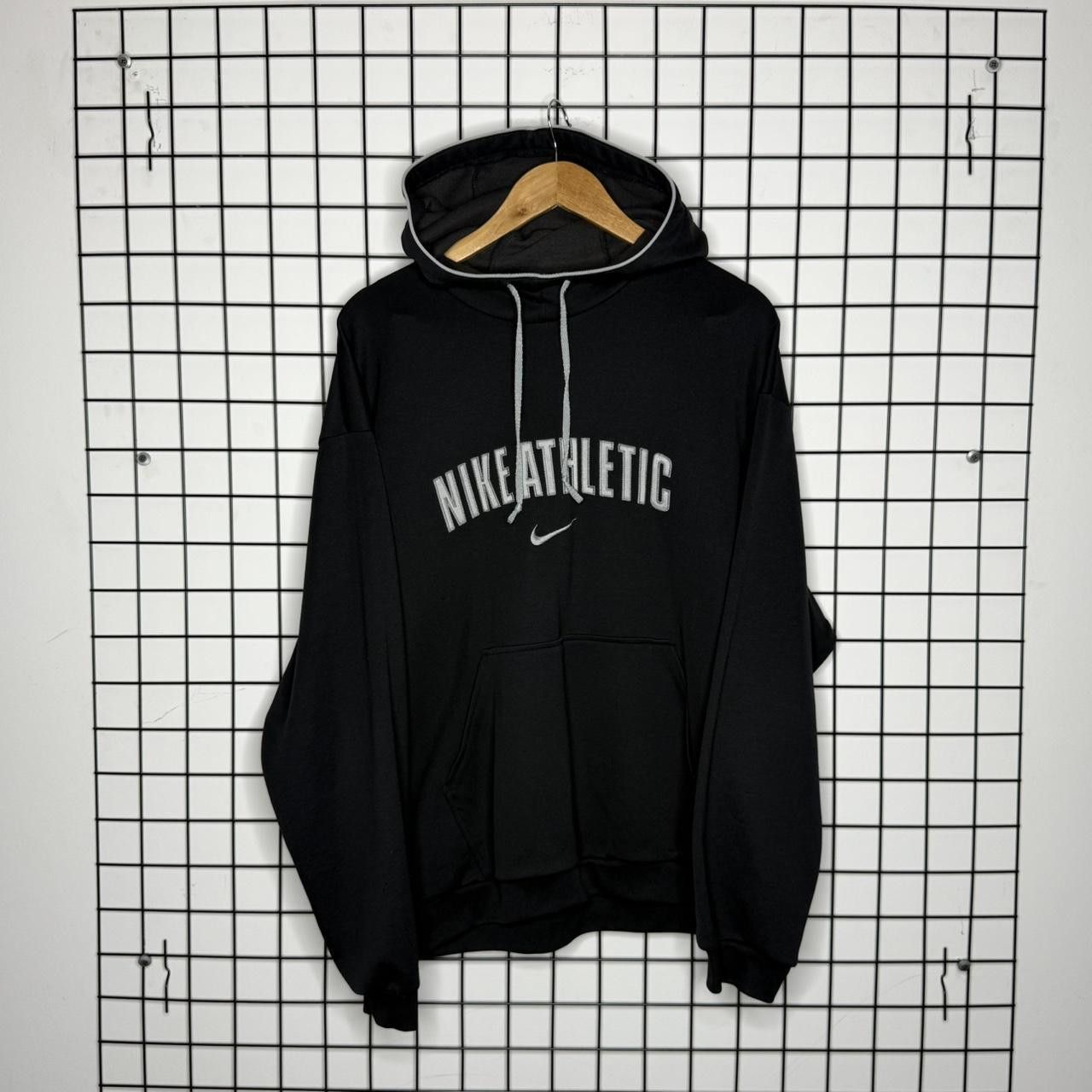 Nike Nike Athletic Hoodie Black Vintage 2000s Size US M / EU 48-50 / 2 - 1 Thumbnail