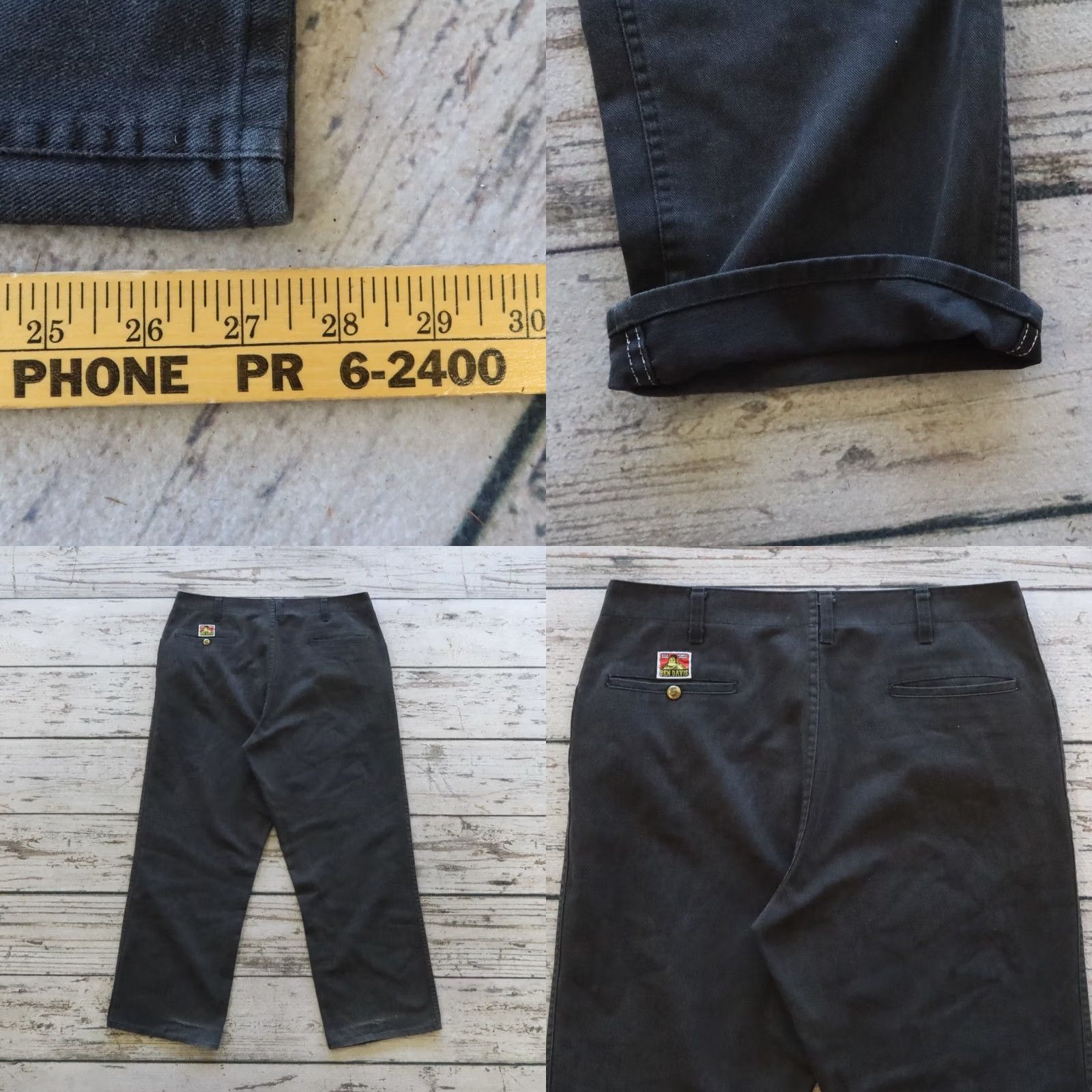 Ben Davis VINTAGE Ben Davis Black Work Pants Union Made in USA Mens or Unisex? Pants 38 36? Size US 38 / EU 54 - 9 Thumbnail