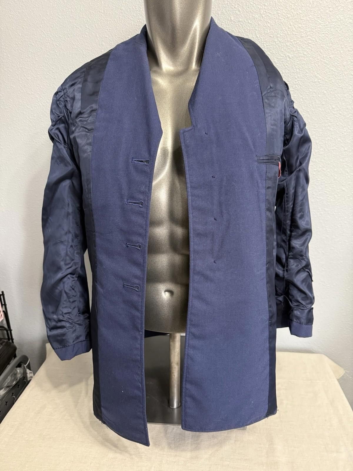 The Unbranded Brand Vintage Military ARMY Uniform Navy Blue Blazer Sz 38 XS Size XS / US 0-2 / IT 36-38 - 7 Thumbnail