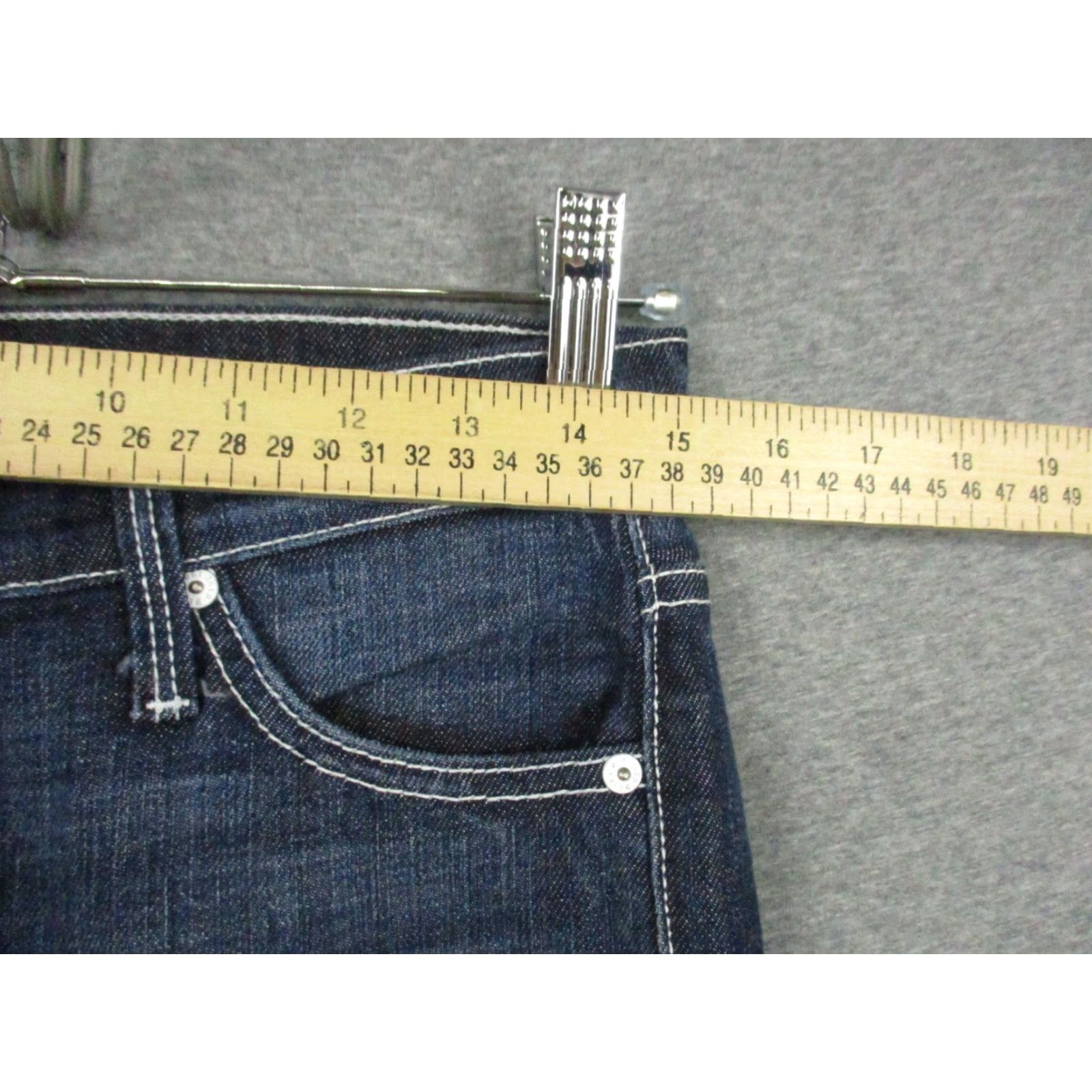 Vintage James Jeans Bootcut Jeans 27 Dark Blue Wash Ombre Stretch Comfort Women Size 27" / US 4 / IT 40 - 4 Thumbnail
