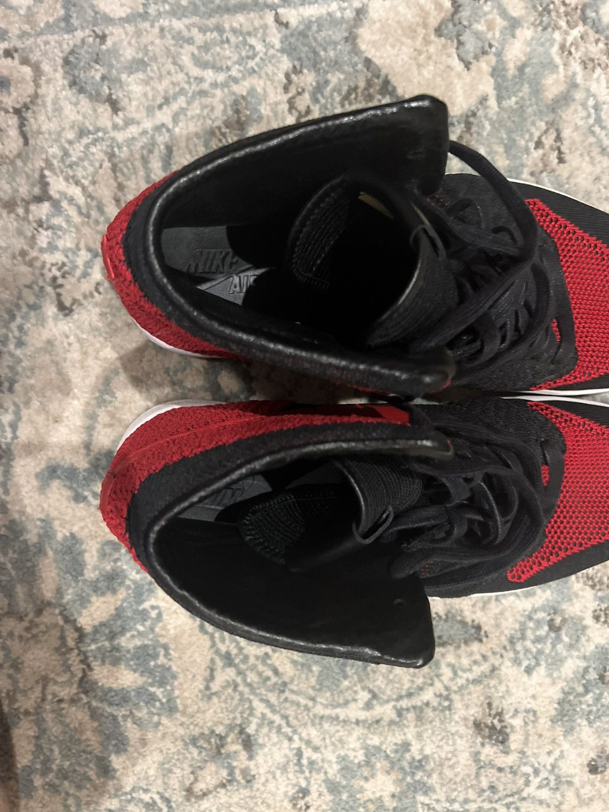 Jordan Brand × Nike Air Jordan 1 retro high oh flyknit bred CLEAN Size US 14 / EU 47 - 5 Thumbnail