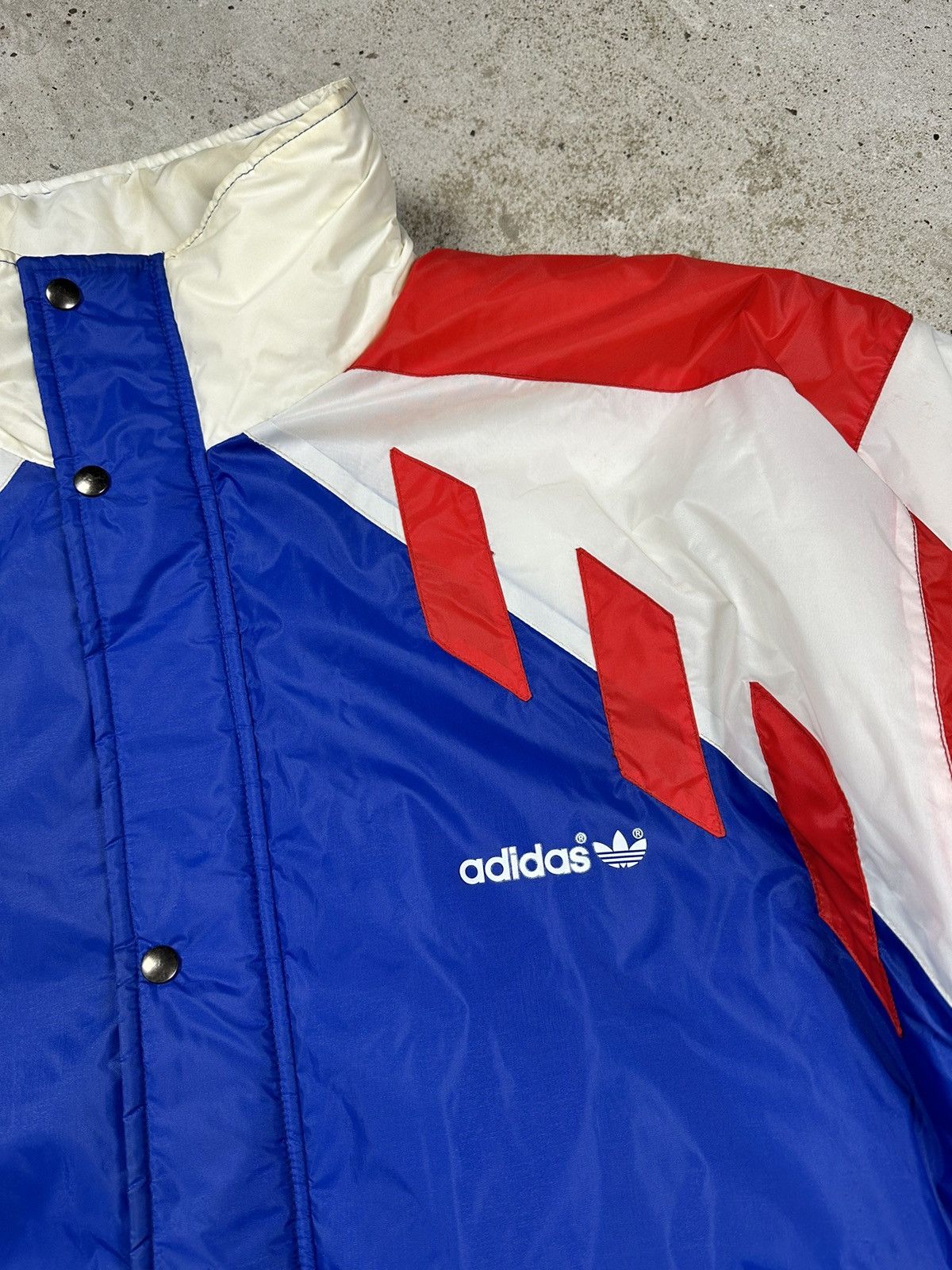 Adidas × Vintage Vintage 90s Adidas France Template Jacket Coat Training Size US M / EU 48-50 / 2 - 13 Thumbnail