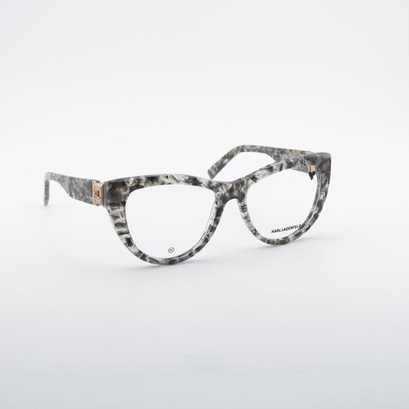 Karl Lagerfeld Karl Lagerfeld KL6133 062 Eyeglasses Textured Grey 54mm Size ONE SIZE - 1 Thumbnail
