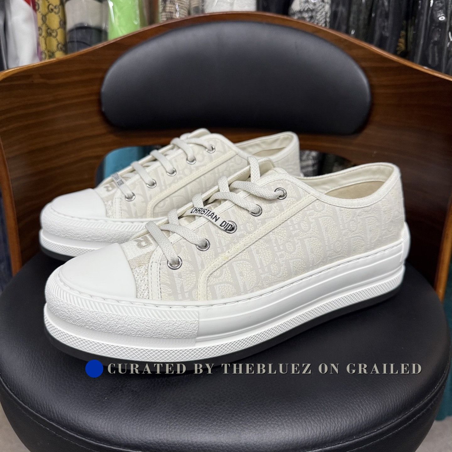 Dior Dior Walk 'n' Dior Platform Leather Sneakers Size US 8 / EU 41 - 1 Thumbnail