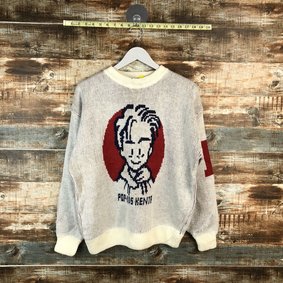 Vintage DLL City Guy Club cartoon japan vintage Grey Knitwear #C167 Size US M / EU 48-50 / 2 - 1 Thumbnail